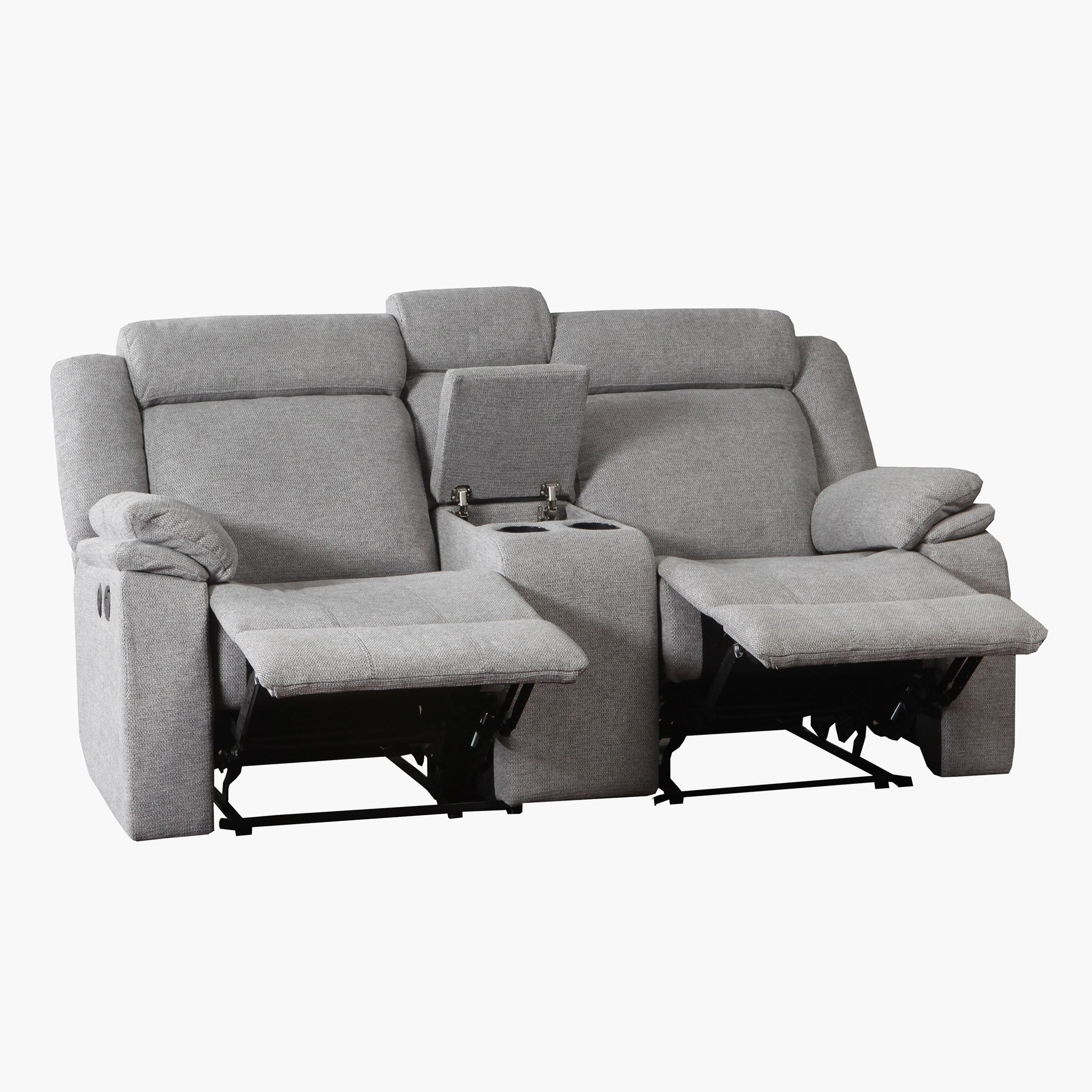 Hilton 2-Seater Fabric Recliner with 2-Cupholder Console and USB Port-hbxlivingroom-sofasandarmchairs-sofas-image-9