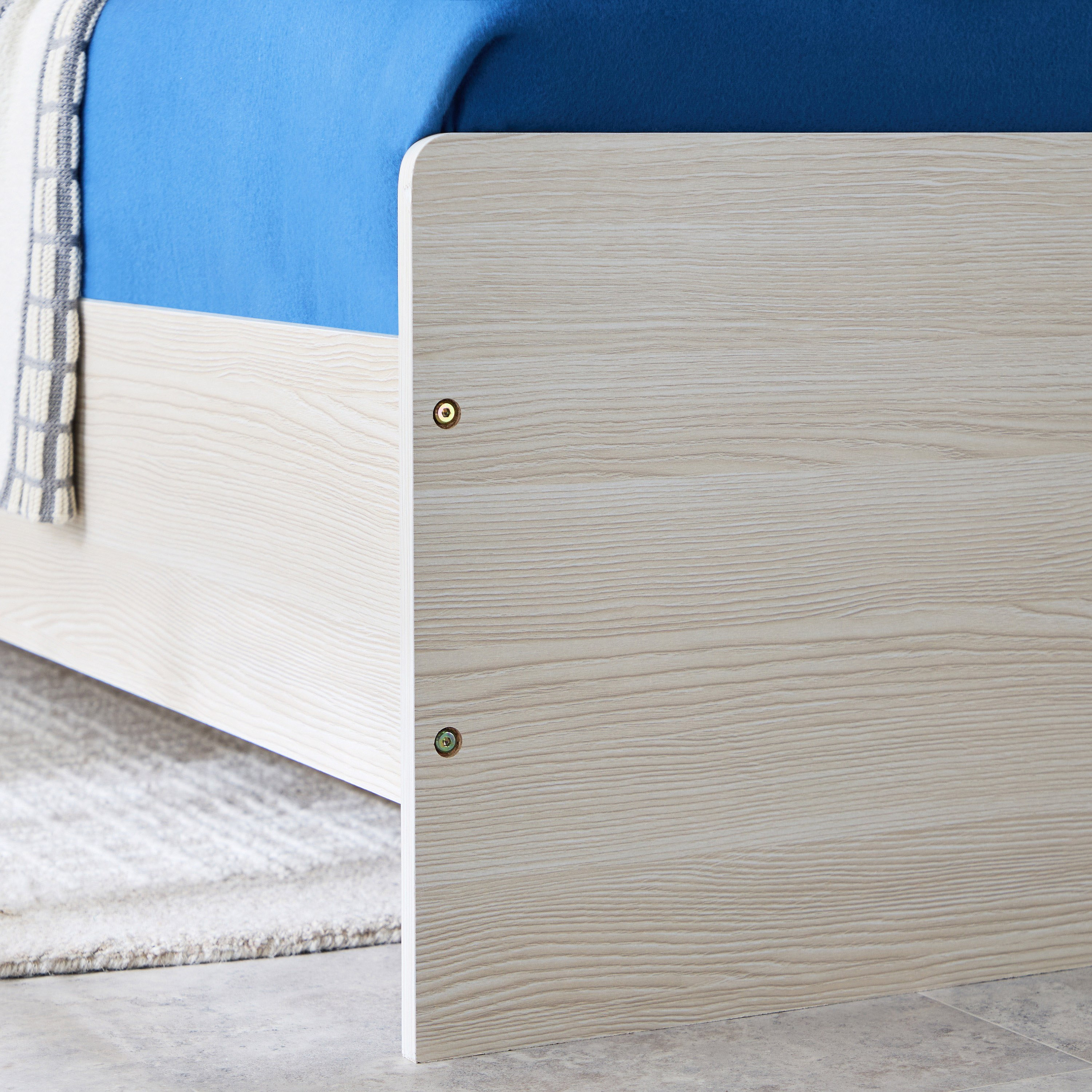 Movo Skye Single Bed with Storage Headboard - 90x200 cm-hbxfurniture-bedsandbedsets-beds-single-image-5