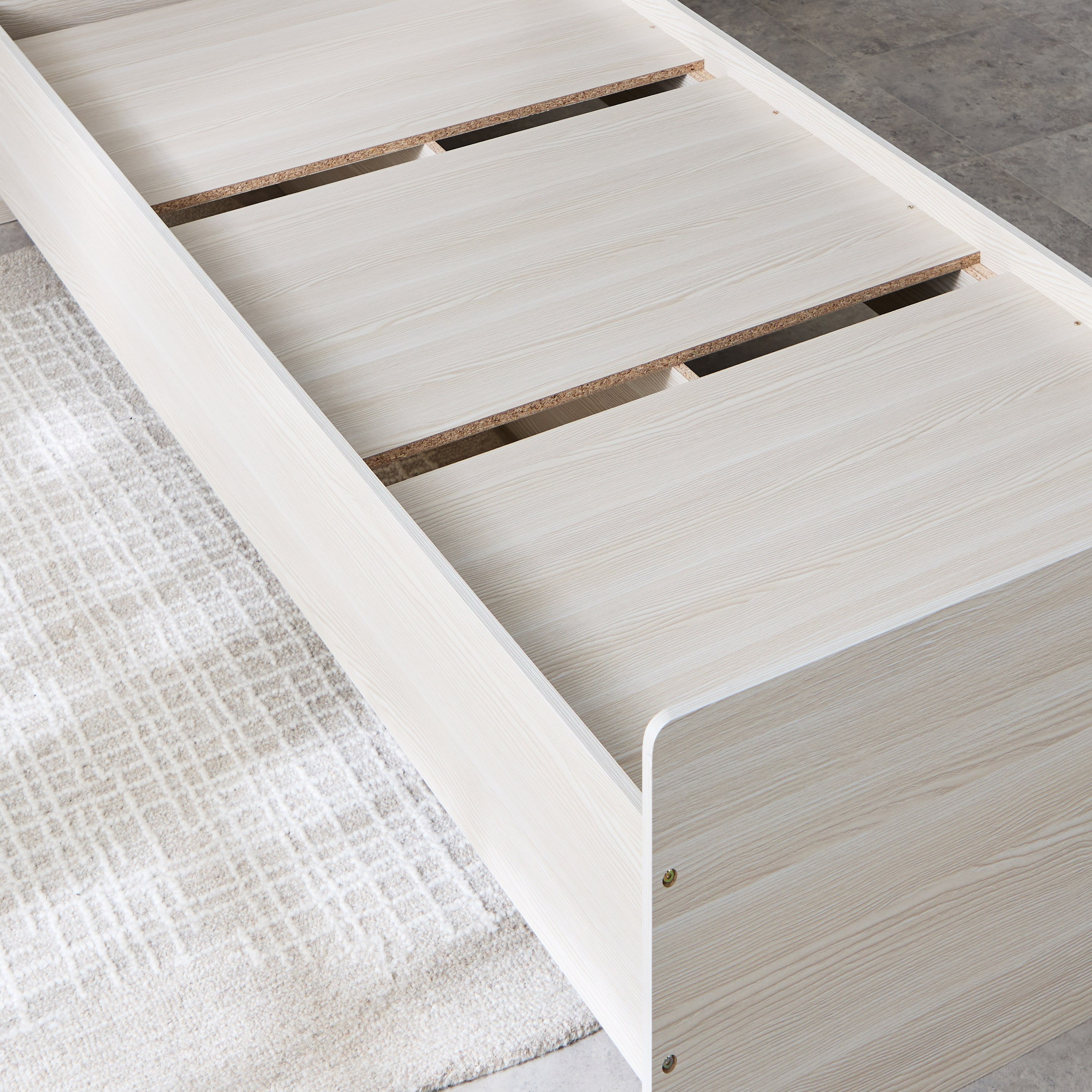 Movo Skye Single Bed with Storage Headboard - 90x200 cm-hbxfurniture-bedsandbedsets-beds-single-image-6