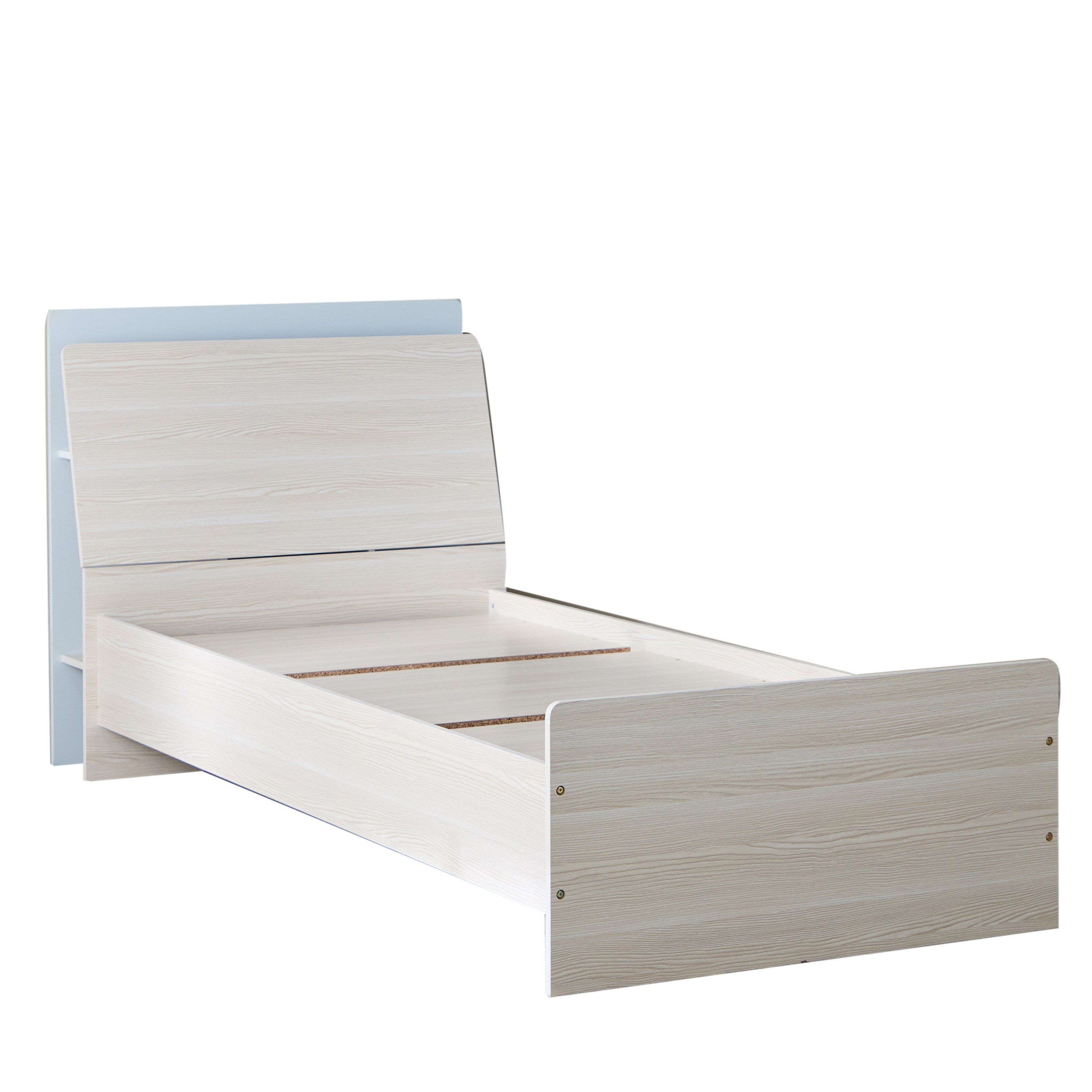 Movo Skye Single Bed with Storage Headboard - 90x200 cm-hbxfurniture-bedsandbedsets-beds-single-image-9