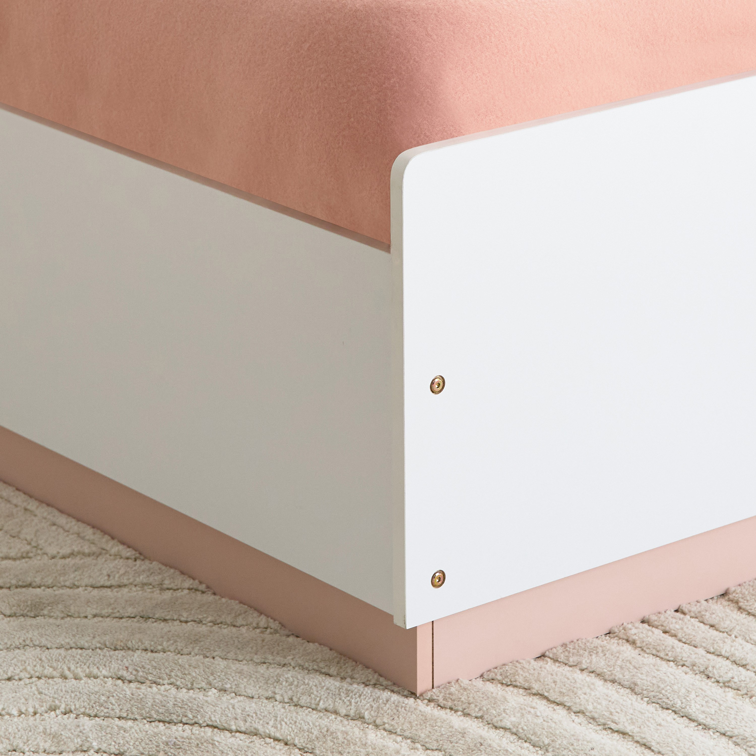 Movo Carmine Single Bed with Upholstered Headboard - 90x200 cm-hbxkidsandyouth-bedsandbedsets-beds-single-image-6