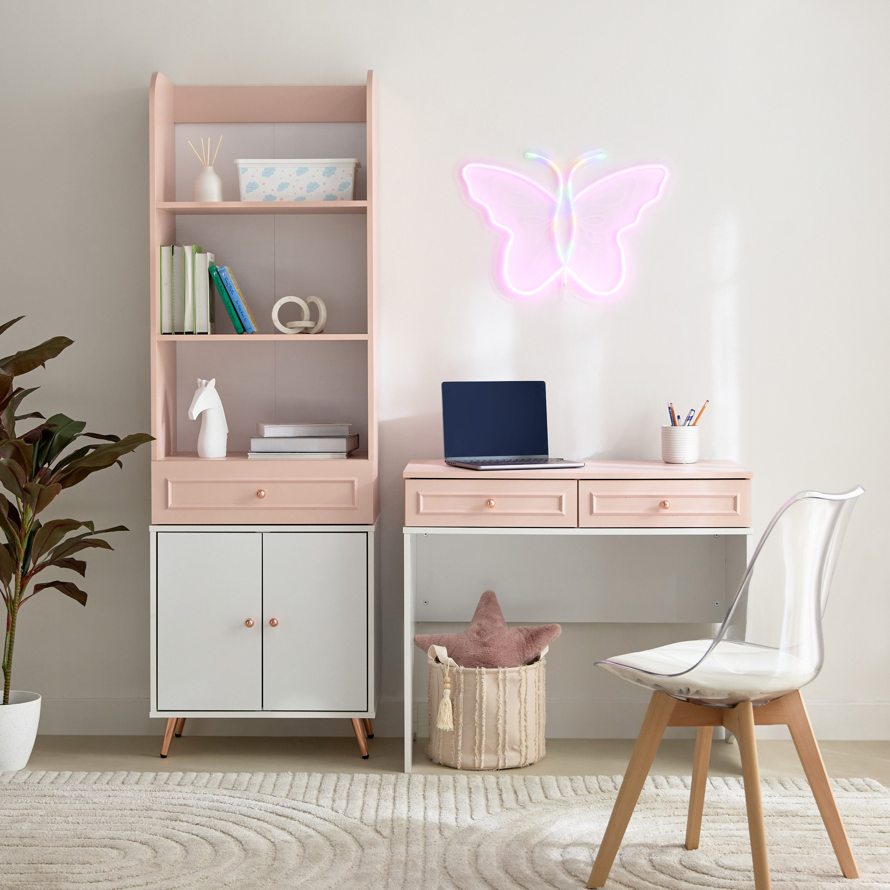 Movo Carmine Smart Study USB Desk with 2 Drawers-hbxfurniture-office-desks-image-9