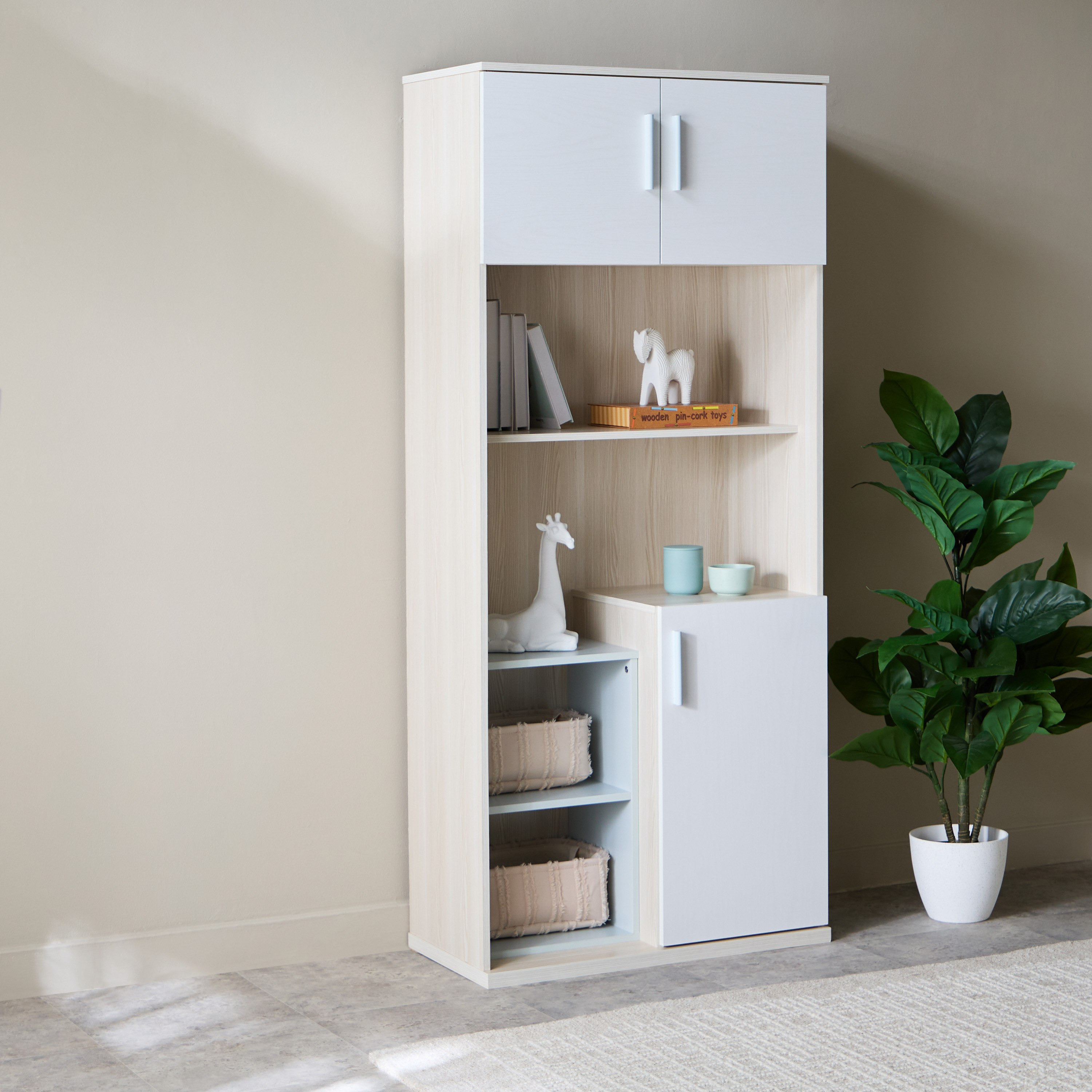 Movo Skye Bookcase with 3 Doors and Shelves-PROMO_HB_SA_HBX10_TH1000_NEW_031025-image-1