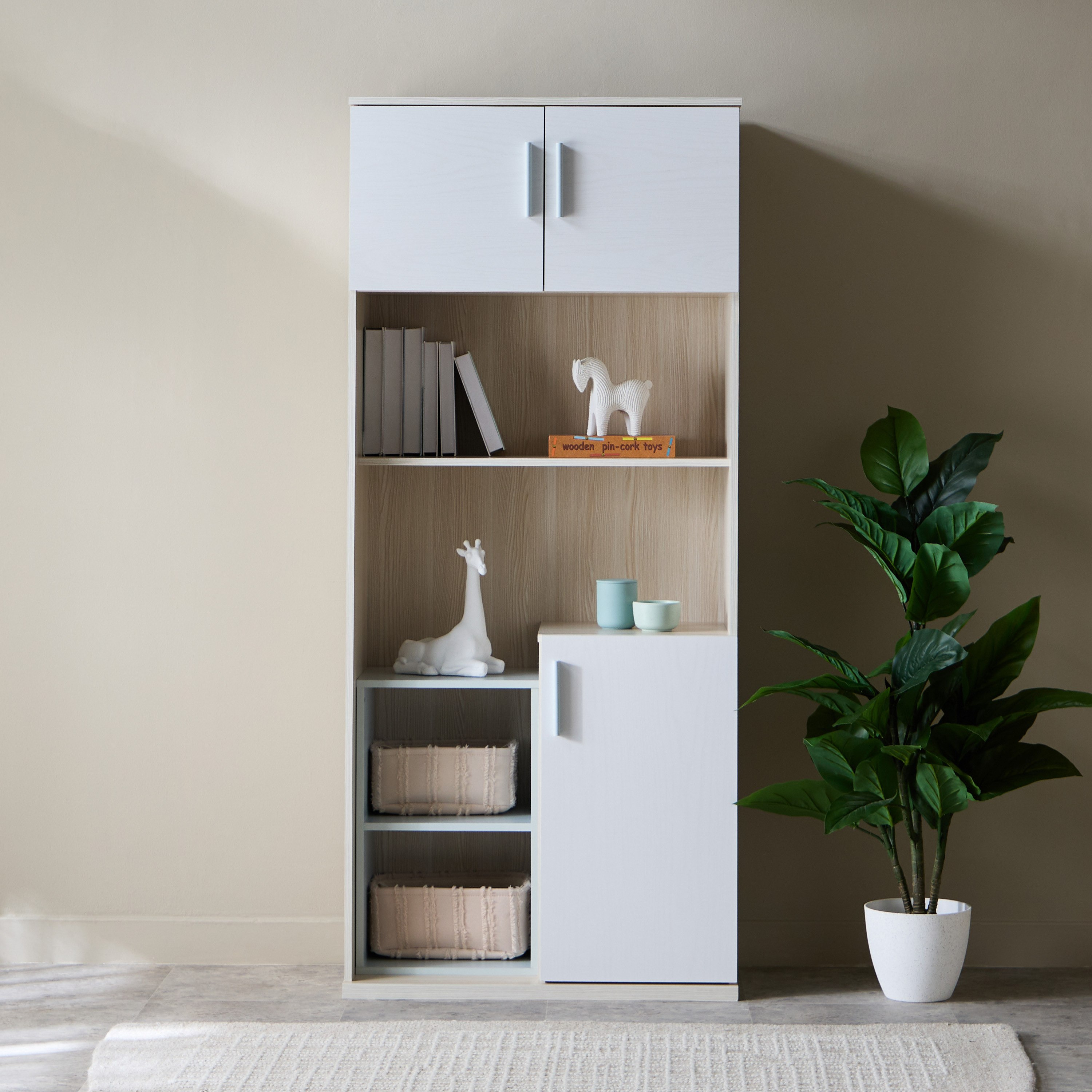 Movo Skye Bookcase with 3 Doors and Shelves-PROMO_HB_SA_HBX10_TH1000_NEW_031025-image-2