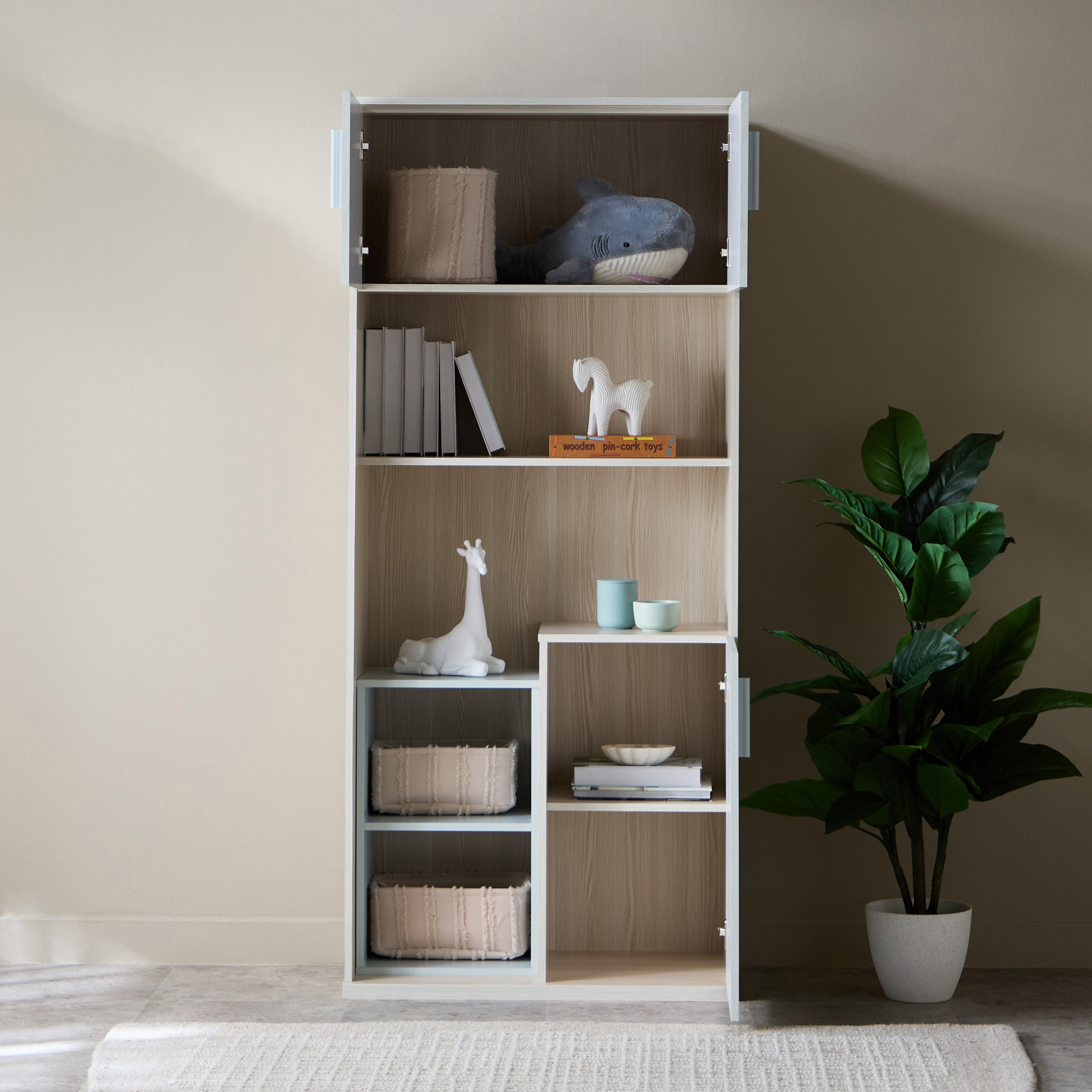 Movo Skye Bookcase with 3 Doors and Shelves-PROMO_HB_SA_HBX10_TH1000_NEW_031025-image-3