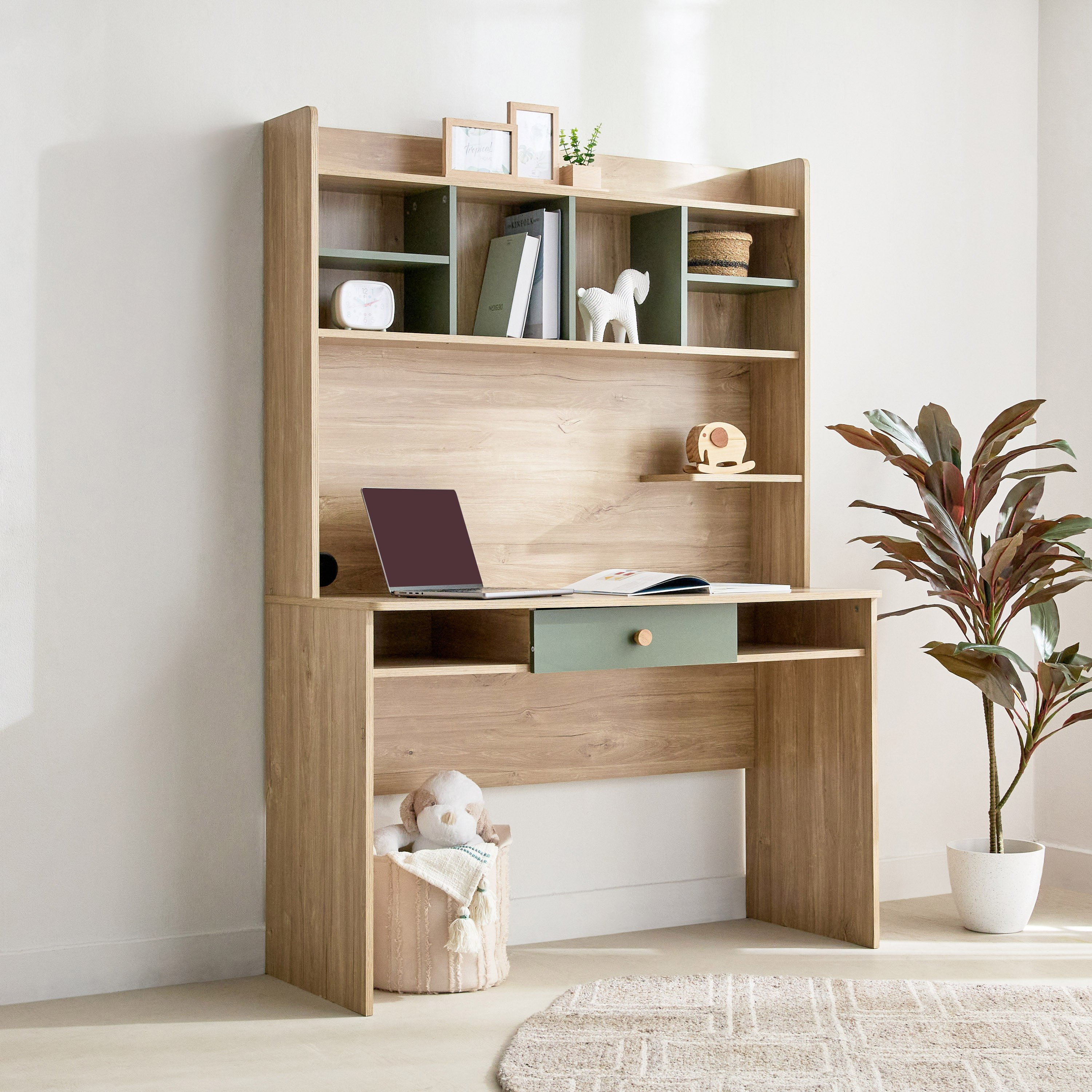 مكتب دراسة بخزانة وأرفف منفذ يو إس بي - فيرن من موڤو-hbxfurniture-office-desks-image-1