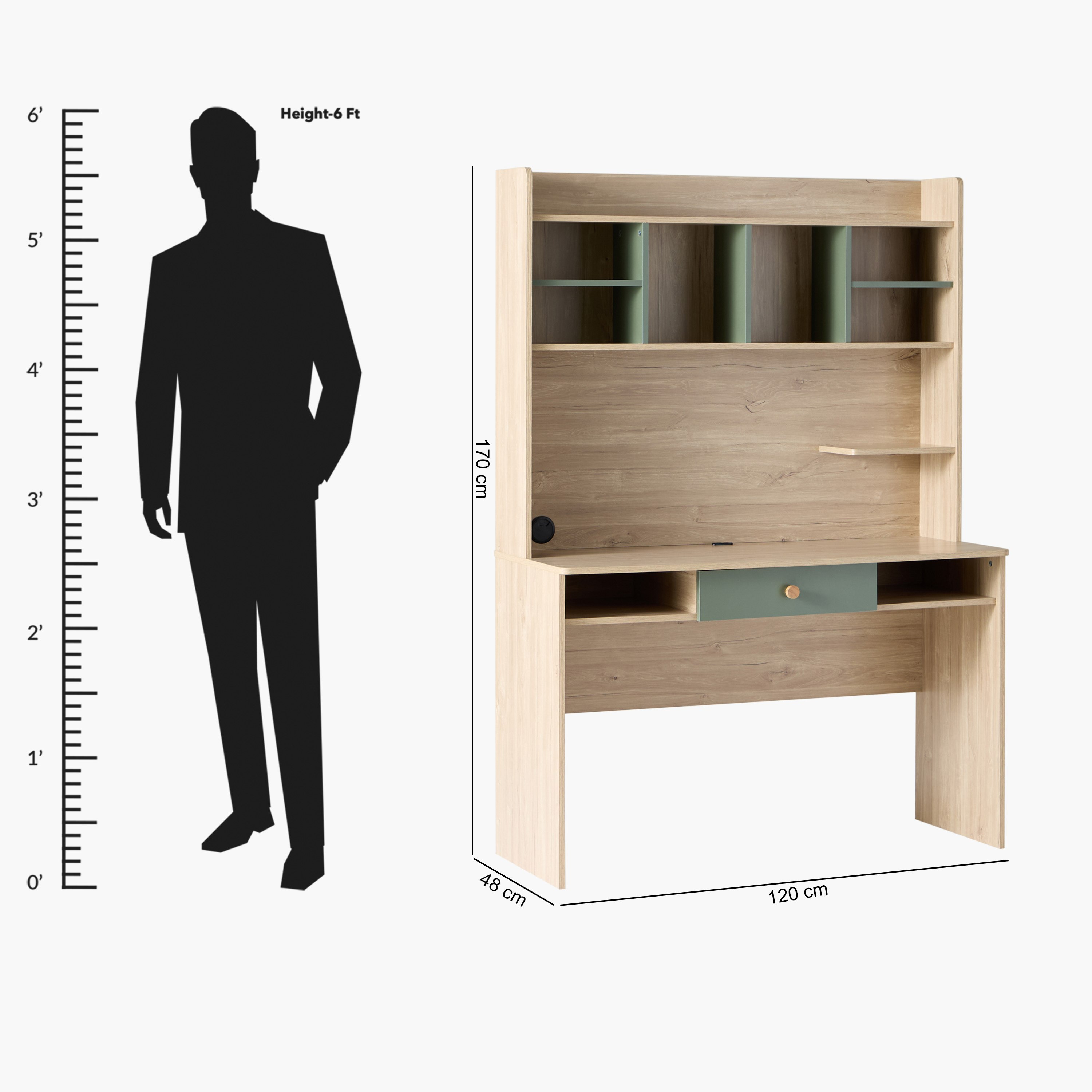 مكتب دراسة بخزانة وأرفف منفذ يو إس بي - فيرن من موڤو-hbxfurniture-office-desks-image-12