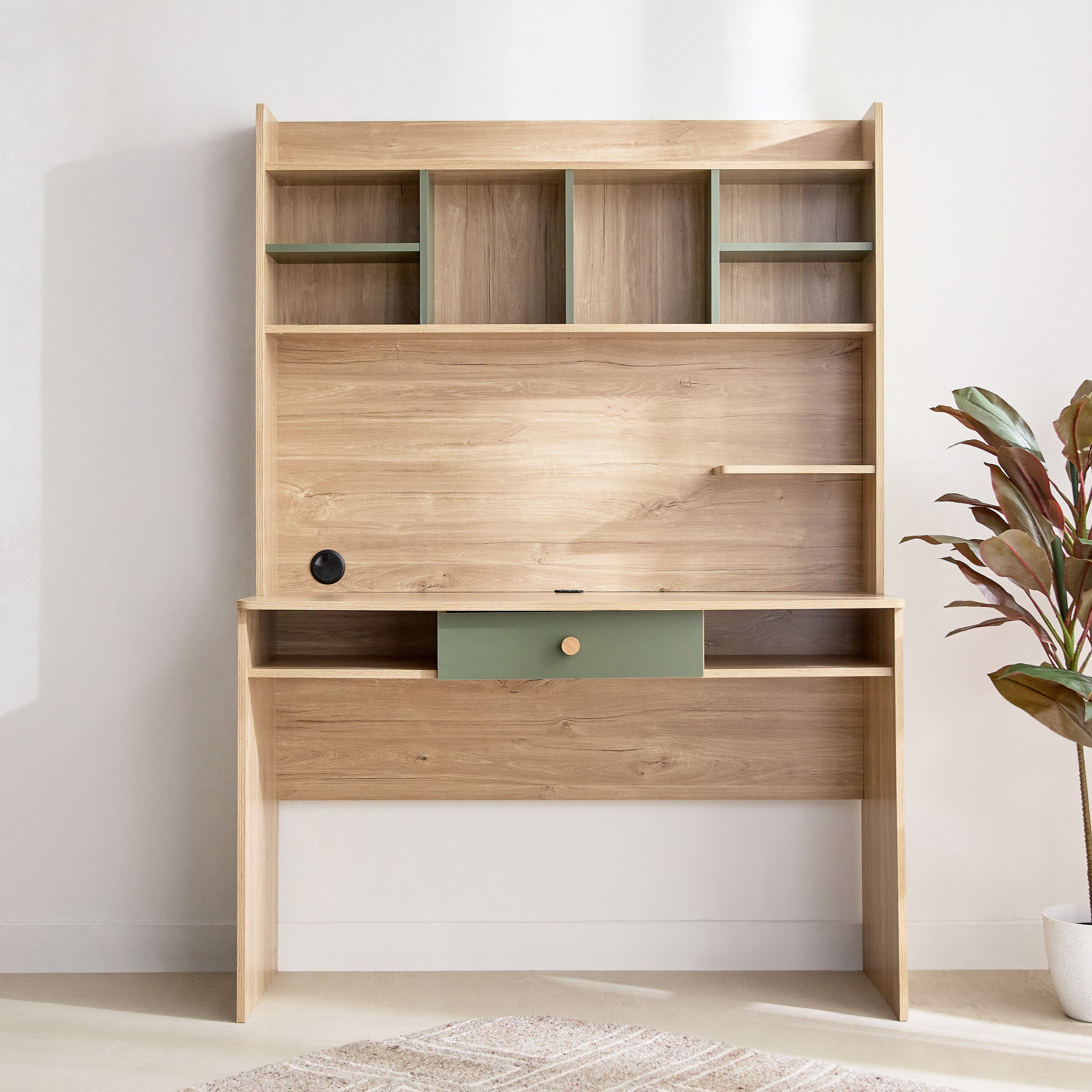 مكتب دراسة بخزانة وأرفف منفذ يو إس بي - فيرن من موڤو-hbxfurniture-office-desks-image-3