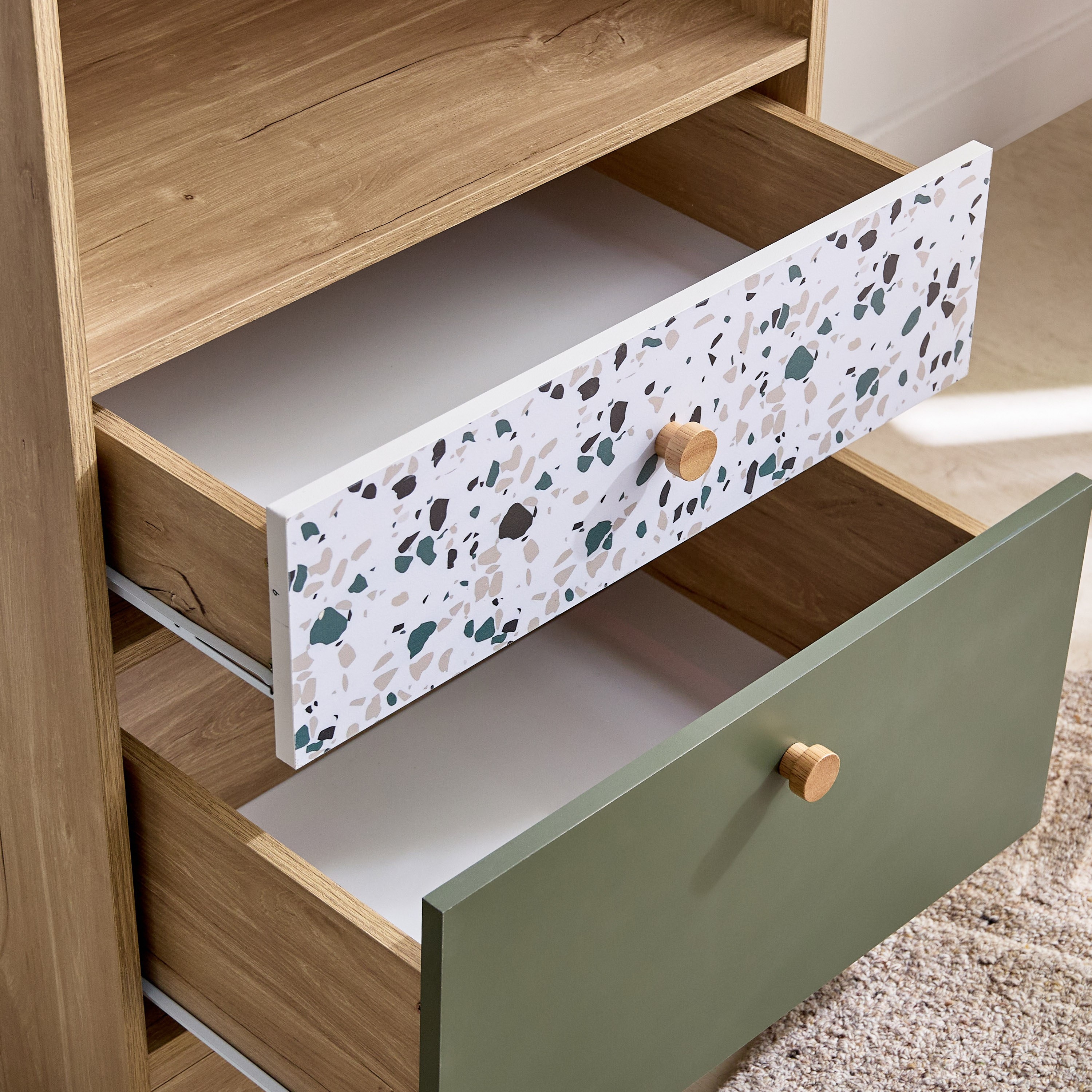 خزانة كتب بدرجين - فيرن من موڤو-hbxfurniture-office-bookcases-image-7