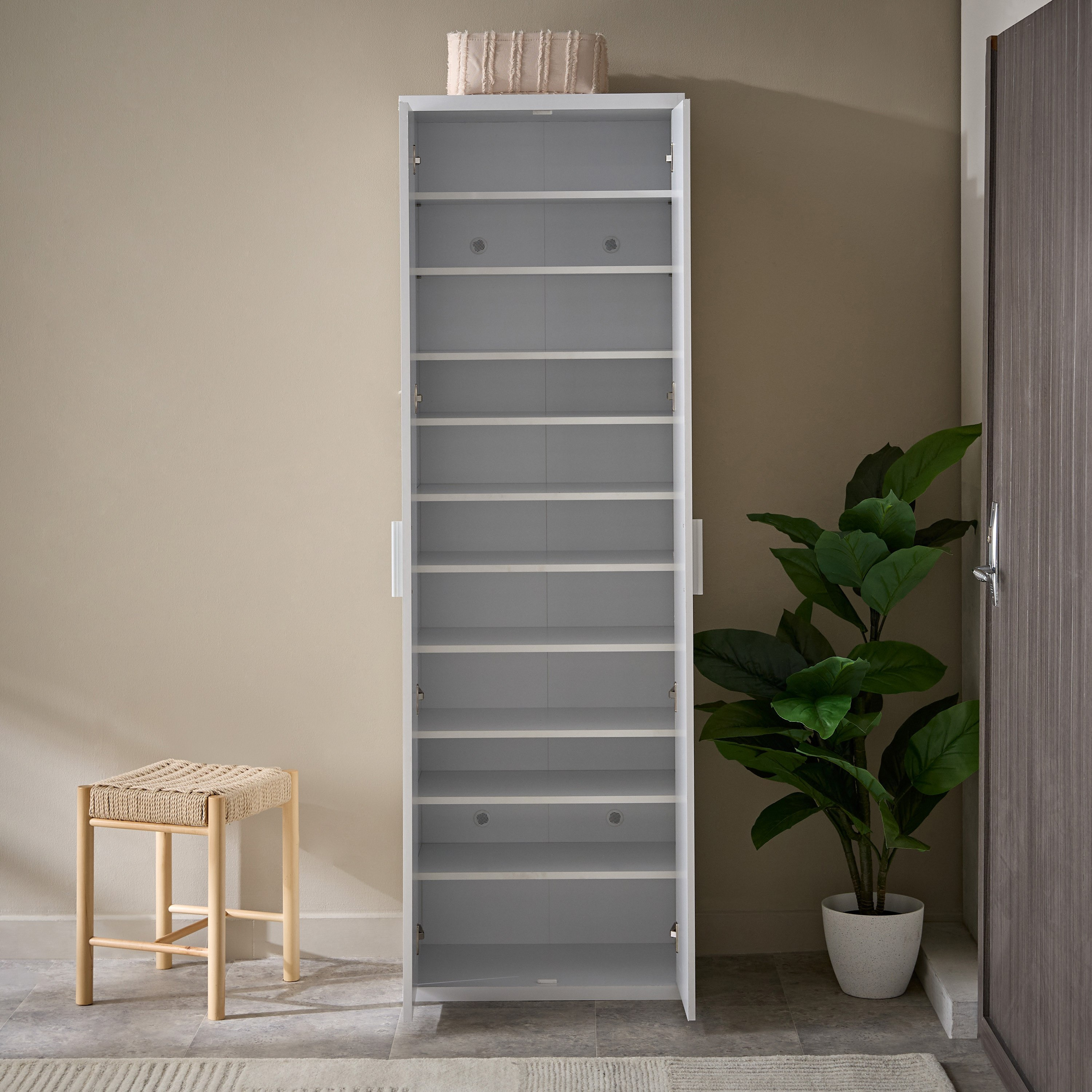 خزانة أحذية طويلة لماعة ببابين  لـ 33 زوجا من مافريك-PROMO_HB_BAH_THRESHOLD_Furniture_100426-image-5