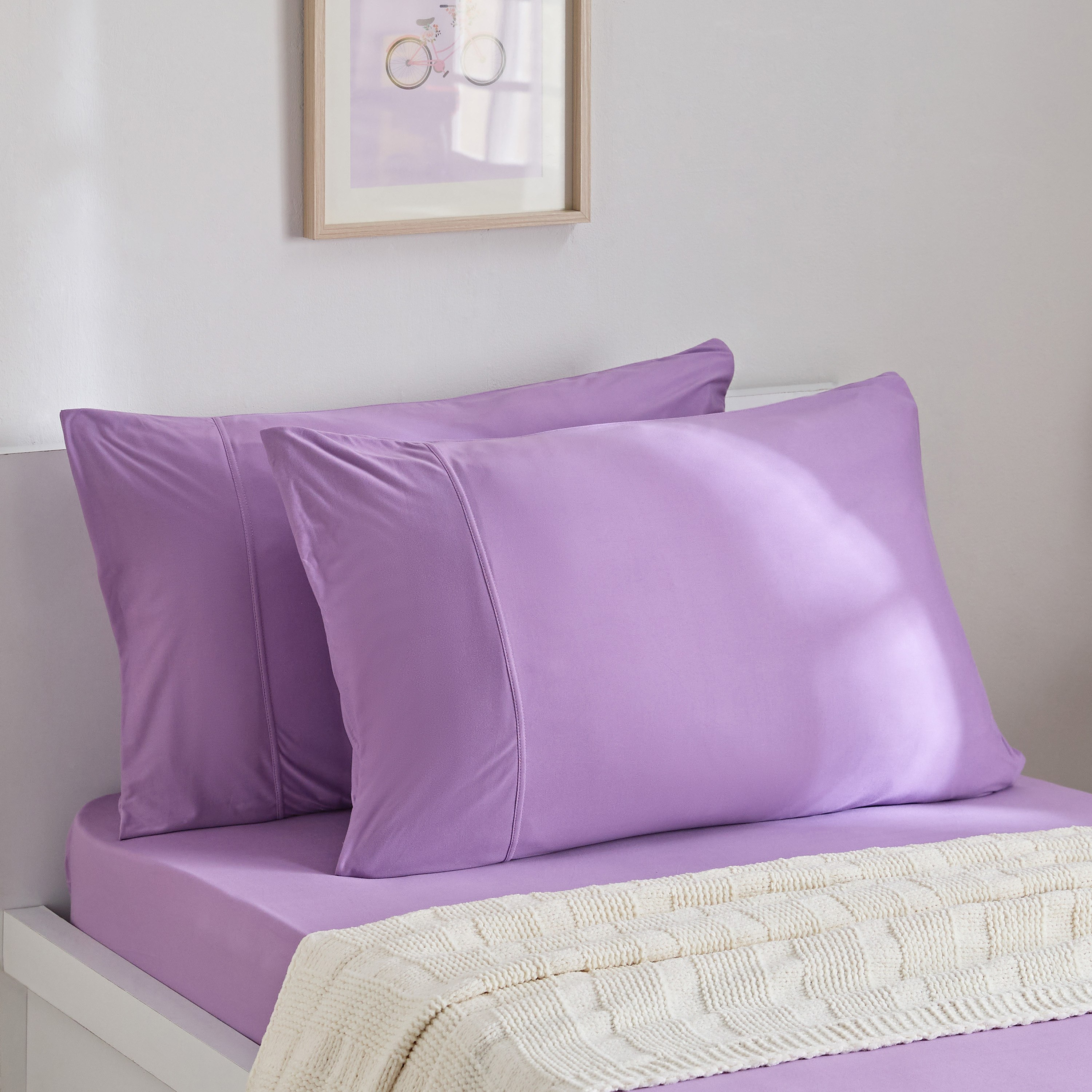 طقم أغطية وسائد جيرسي من الألياف الدقيقة قطعتين فليتينج من آيفي ميدوز - 50 × 75 سم-hbxhomeware-hbxkidsandyouth-image-1