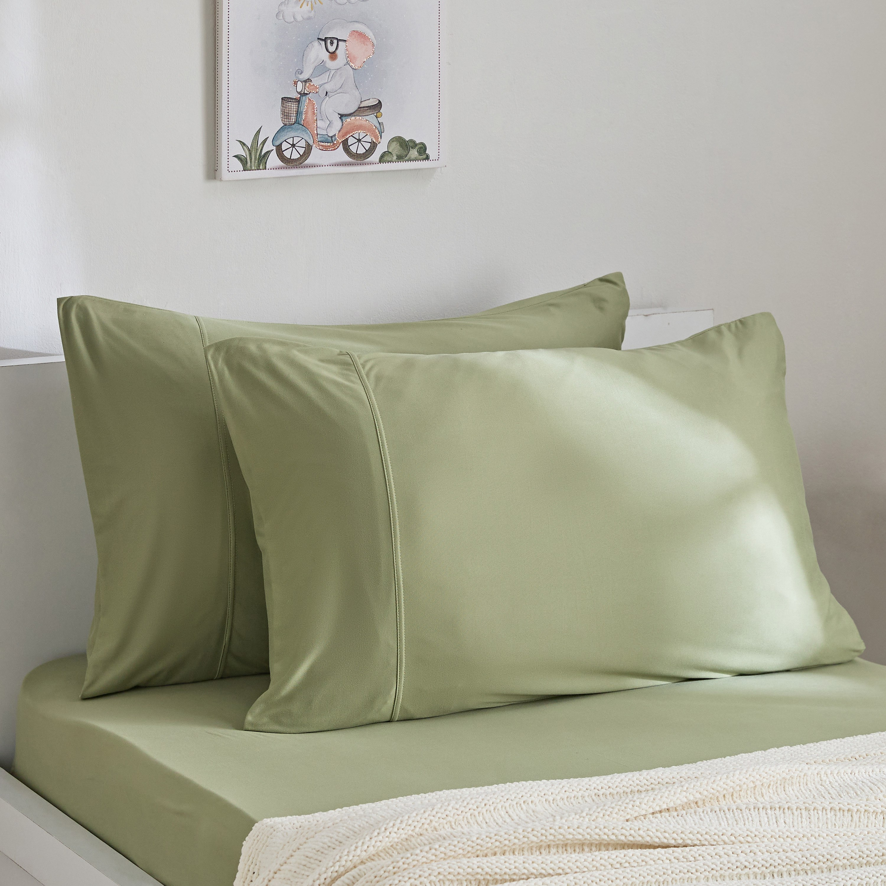 Joy Adventurer Joyful 2-Piece Microfiber Jersey Pillow Cover Set - 50x75 cm-hbxhomeware-hbxkidsandyouth-image-1