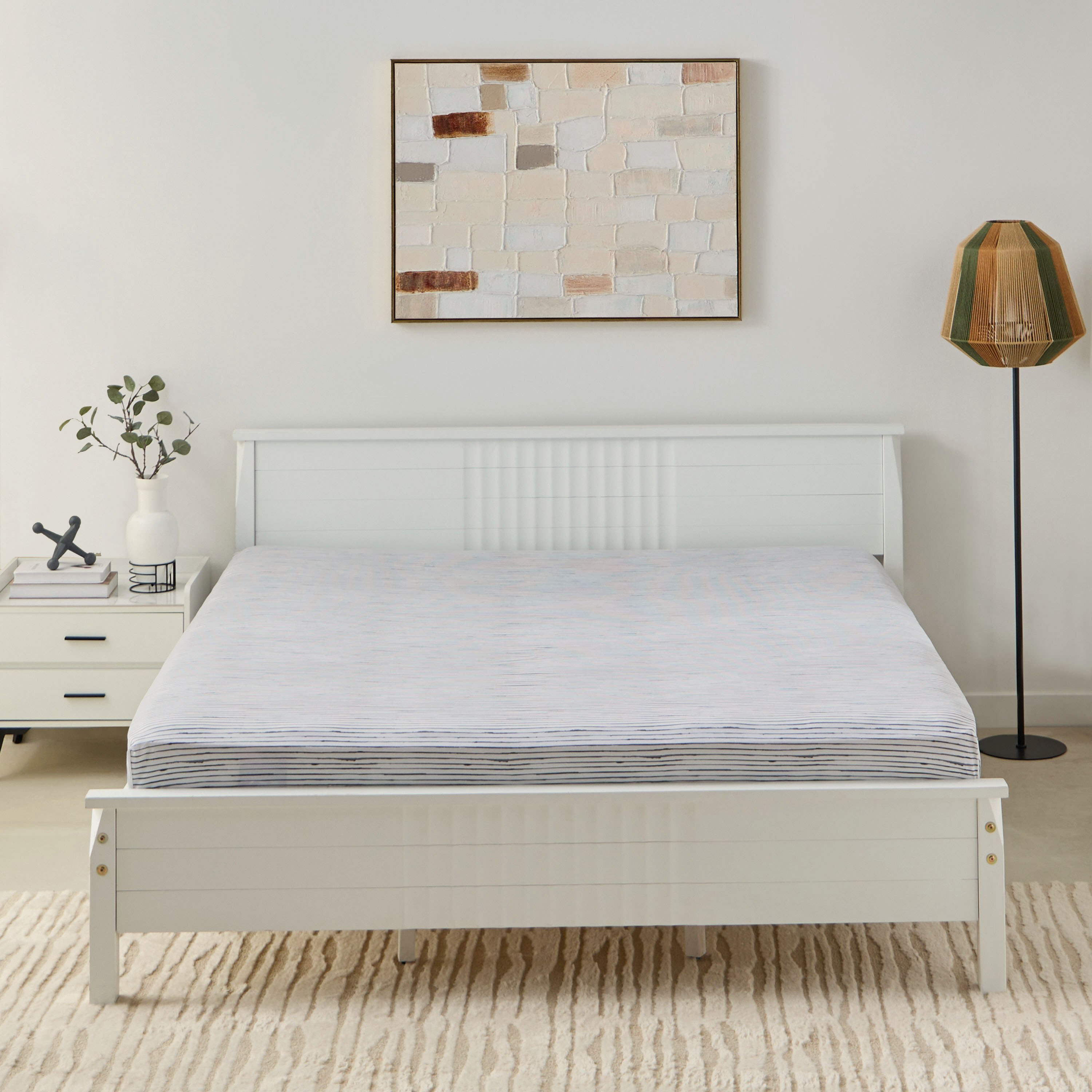 شرشف مطّاطي قطن كينج بطبعات لونير من ماديسون - 180x200+25 سم-hbxhomeware-hbxbedroom-image-3