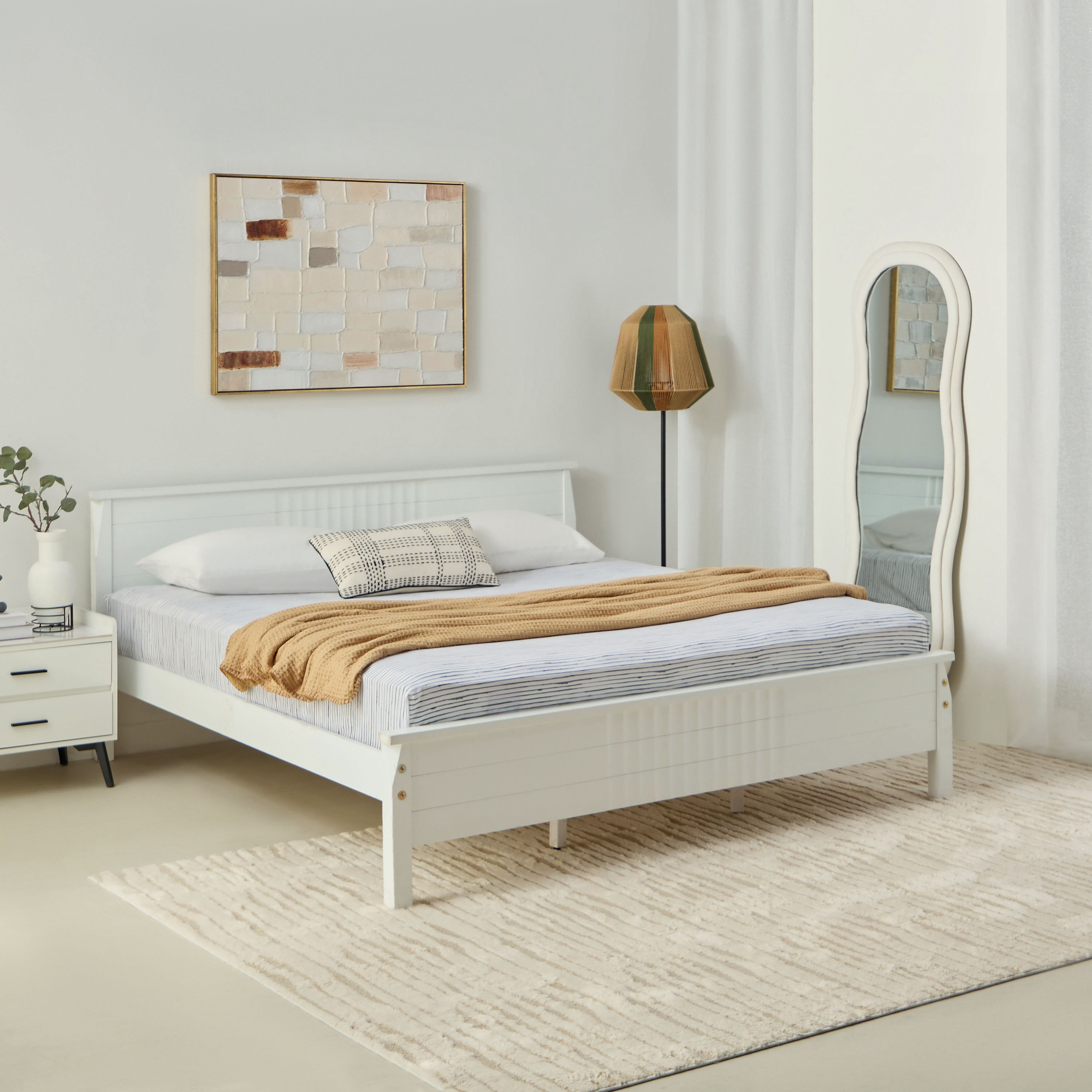 شرشف مطّاطي قطن كينج بطبعات لونير من ماديسون - 180x200+25 سم-hbxhomeware-hbxbedroom-image-8