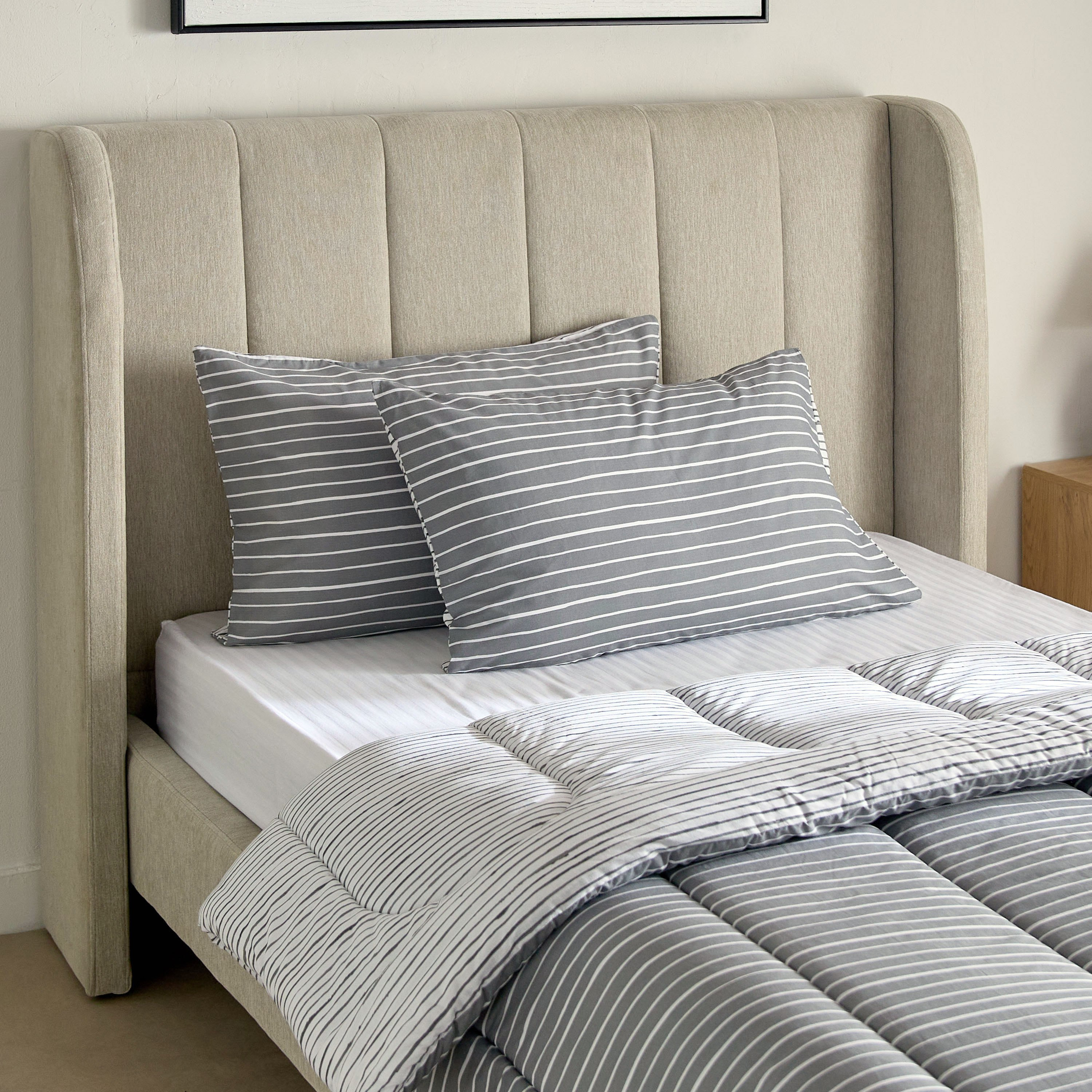 طقم لحاف توين قطن بطبعات 3 قطع لونير من ماديسون - 160x220 سم-hbxhomeware-hbxbedroom-image-1
