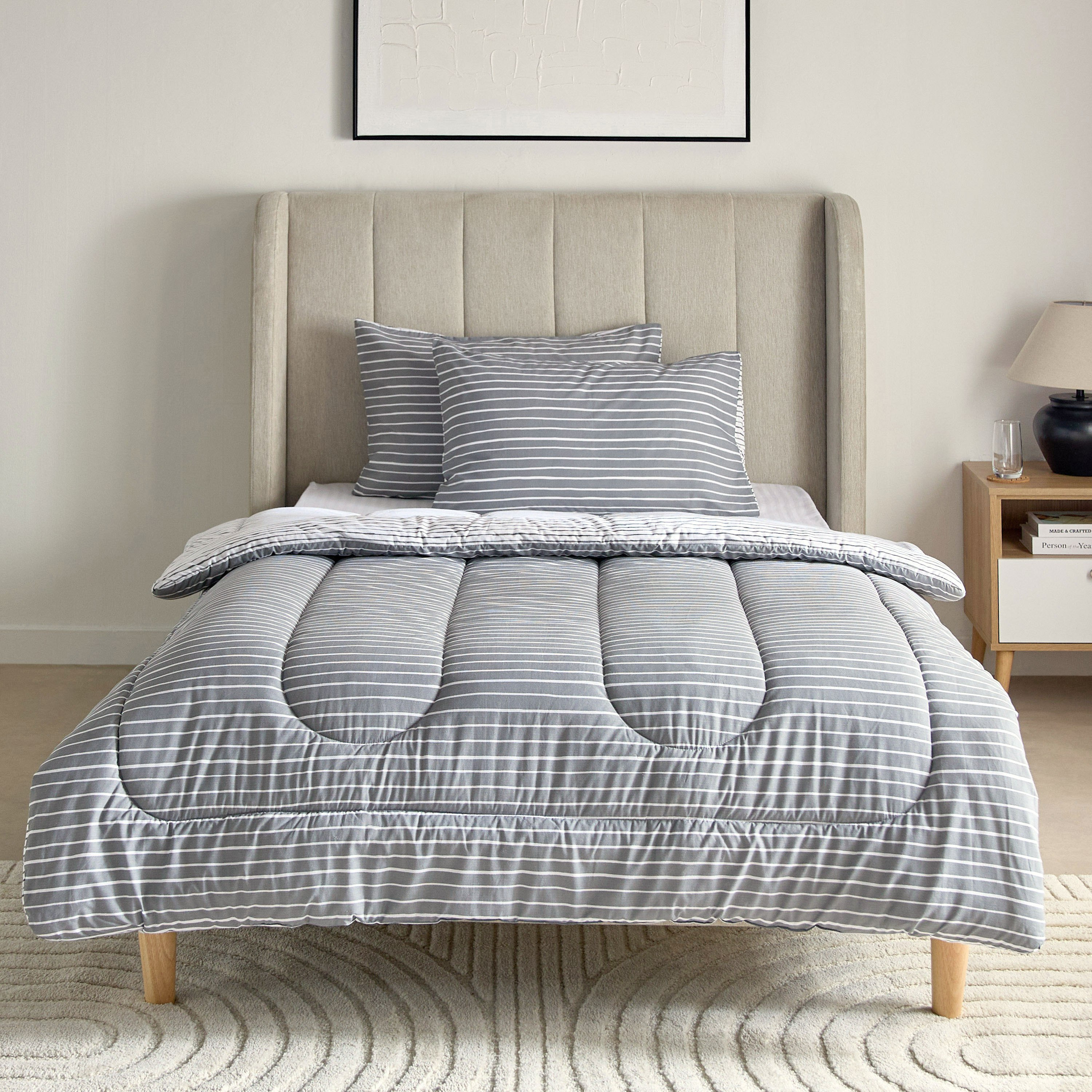 طقم لحاف توين قطن بطبعات 3 قطع لونير من ماديسون - 160x220 سم-hbxhomeware-hbxbedroom-image-3