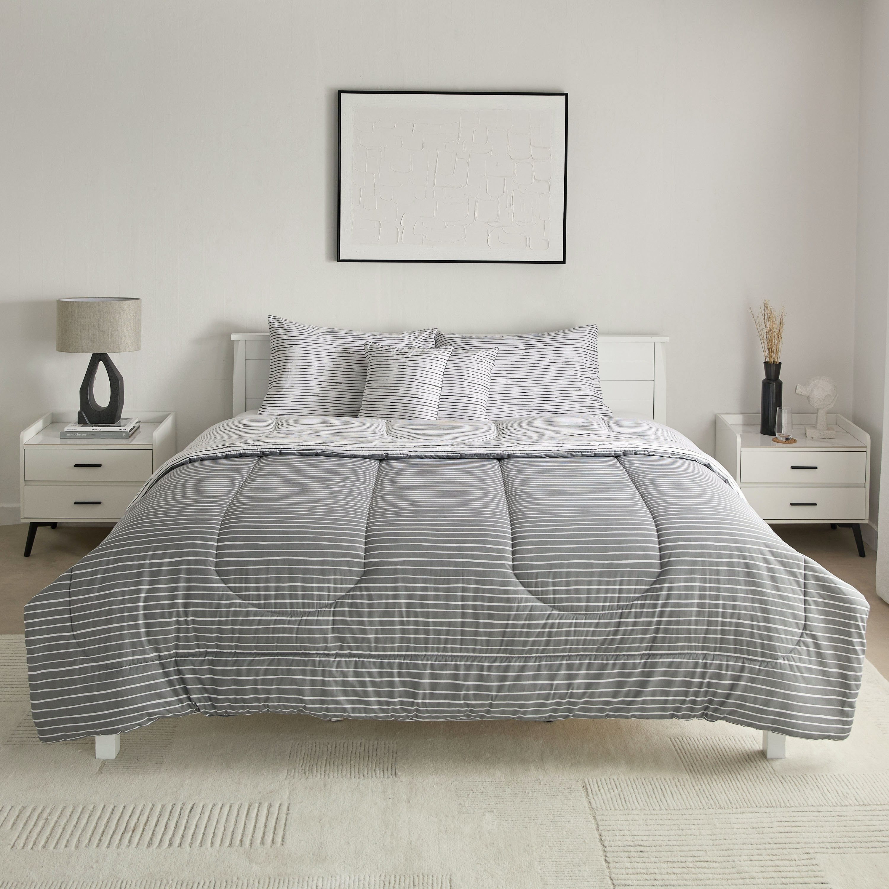 طقم لحاف قطن كينج بطبعات 5 قطع من ماديسون لونير - 220x240 سم-hbxhomeware-hbxbedroom-image-3