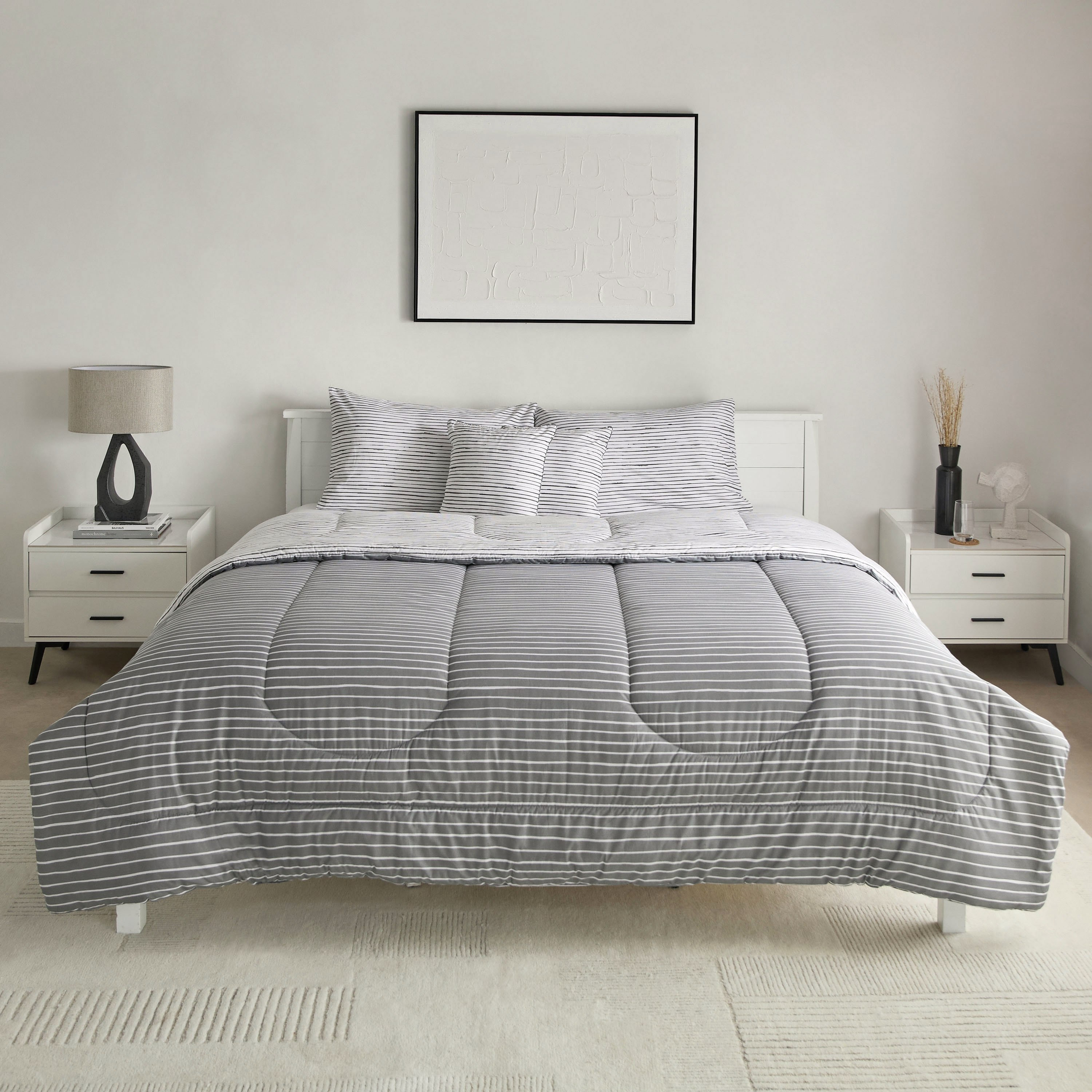 طقم لحاف سوبر كينج قطن 5 قطع بِطبعات من ماديسون لونير - 240x240 سم-hbxhomeware-hbxbedroom-image-5