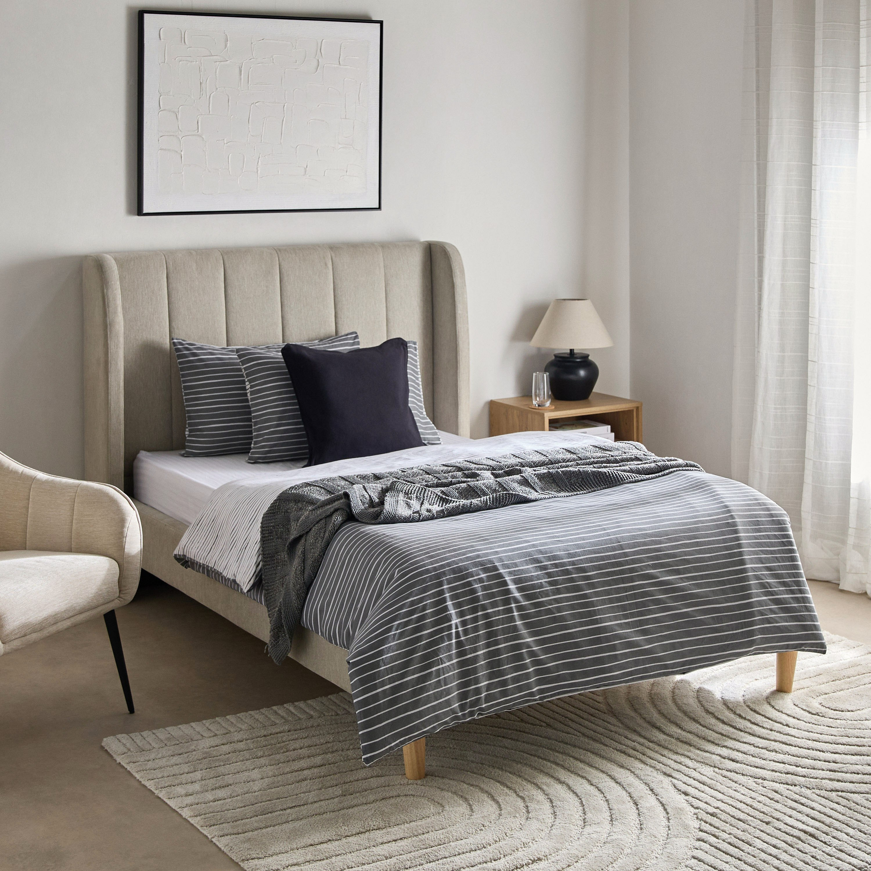طقم غطاء لحاف مبطن توين قطن بطبعات 3 قطع لونير من ماديسون - 150x220 سم-hbxhomeware-hbxbedroom-image-10