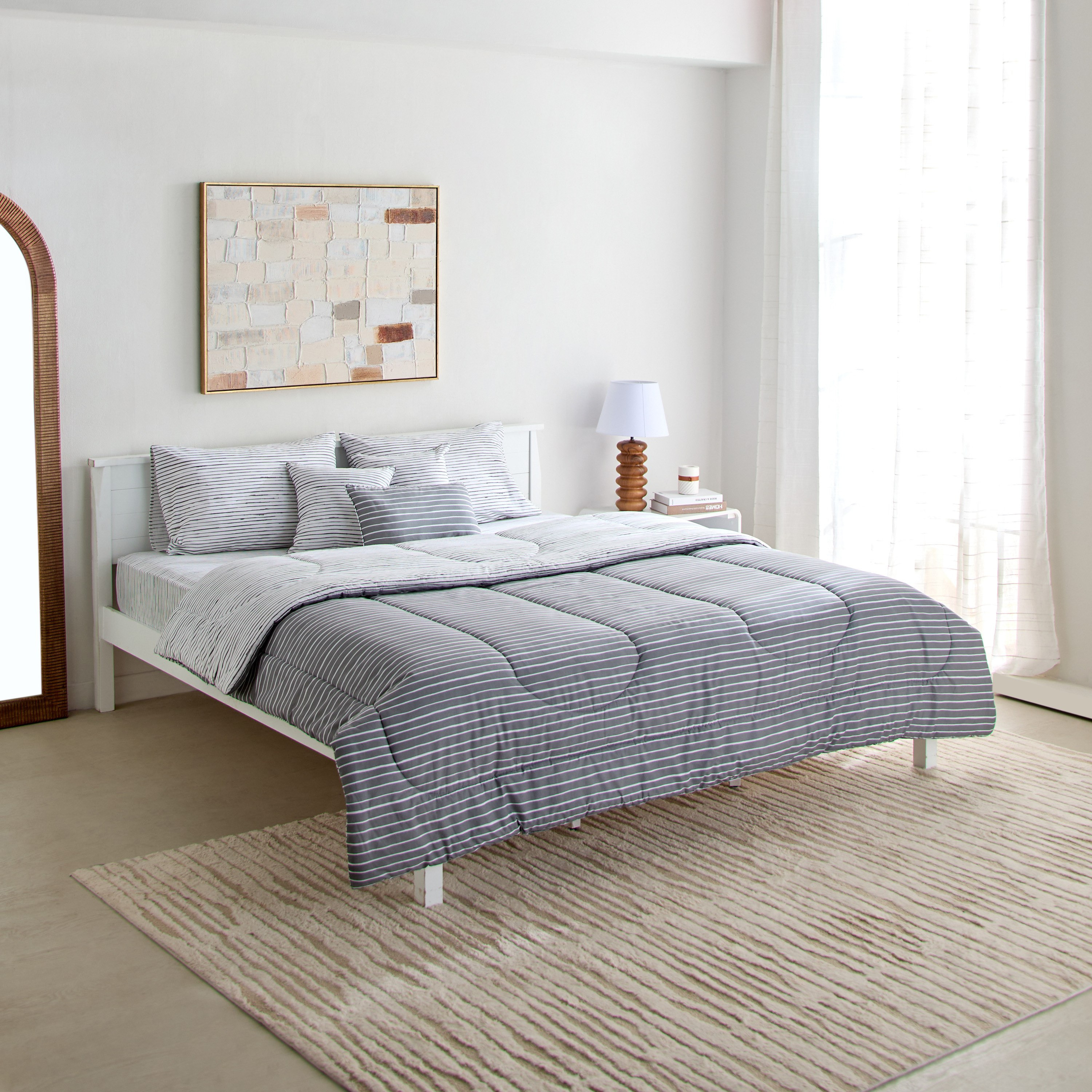 طقم لحاف كينج قطن بايب بطبعات 7 قطع من ماديسون لونير - 220x240 سم-hbxhomeware-hbxbedroom-image-4