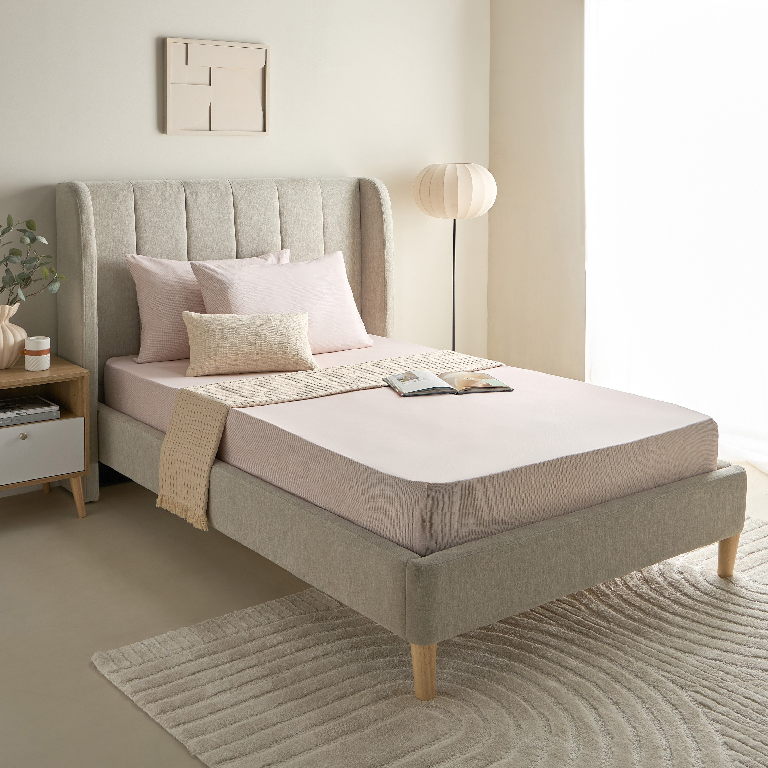 Madison Florsy Printed Cotton Twin Fitted Sheet - 120x200+25 cm-hbxhomeware-hbxbedroom-image-8