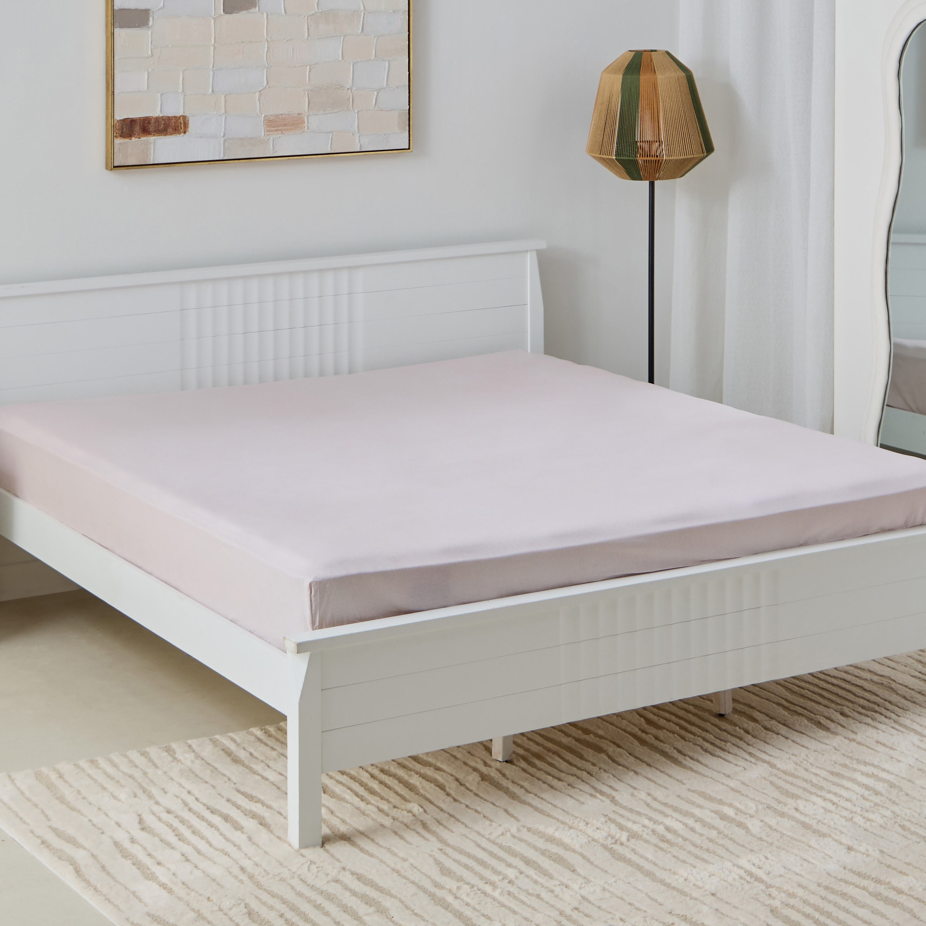 شرشف مطّاطي كوين قطن بطبعات من ماديسون فلورسي - 150x200+25 سم-hbxhomeware-hbxbedroom-image-2