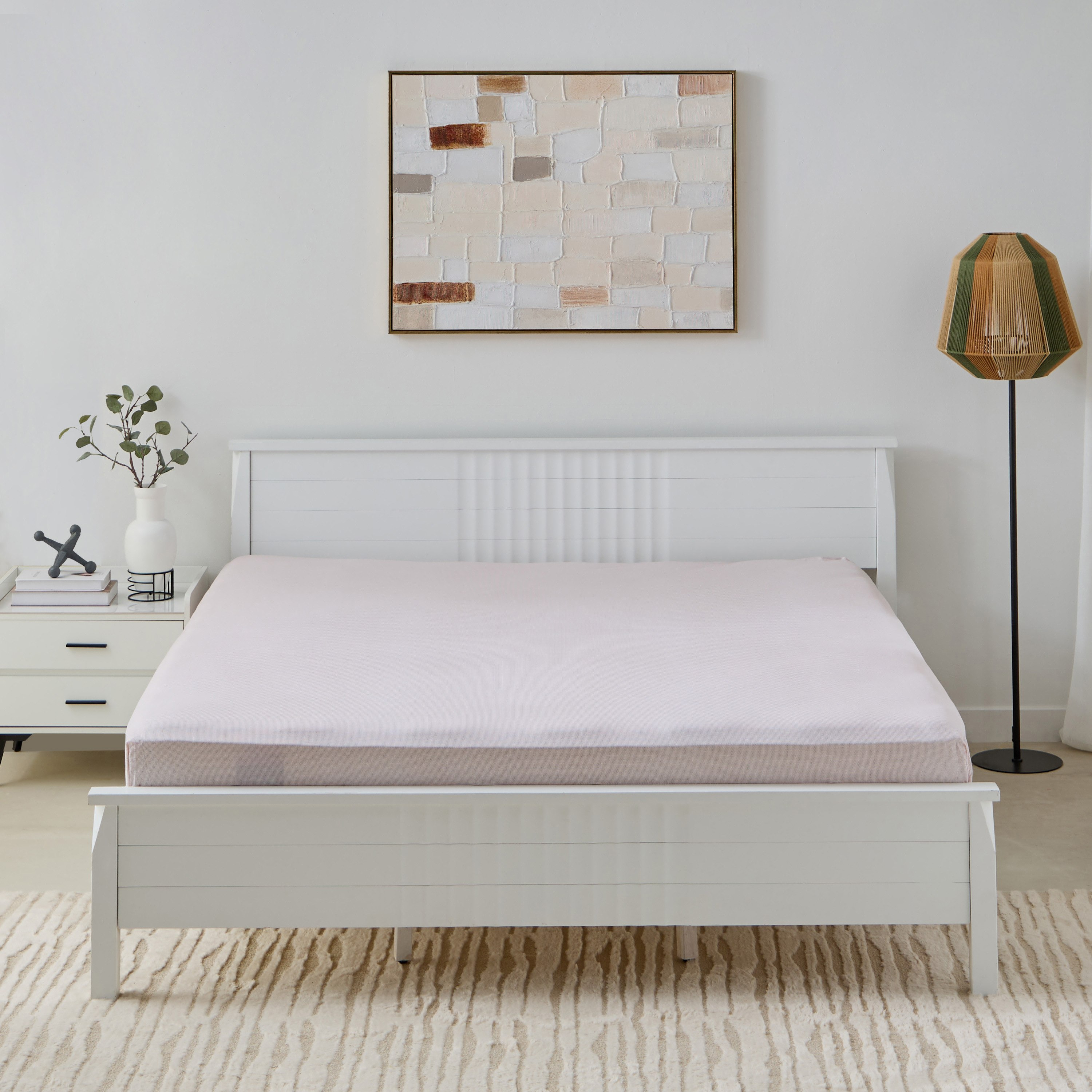 شرشف مطّاطي كوين قطن بطبعات من ماديسون فلورسي - 150x200+25 سم-hbxhomeware-hbxbedroom-image-3