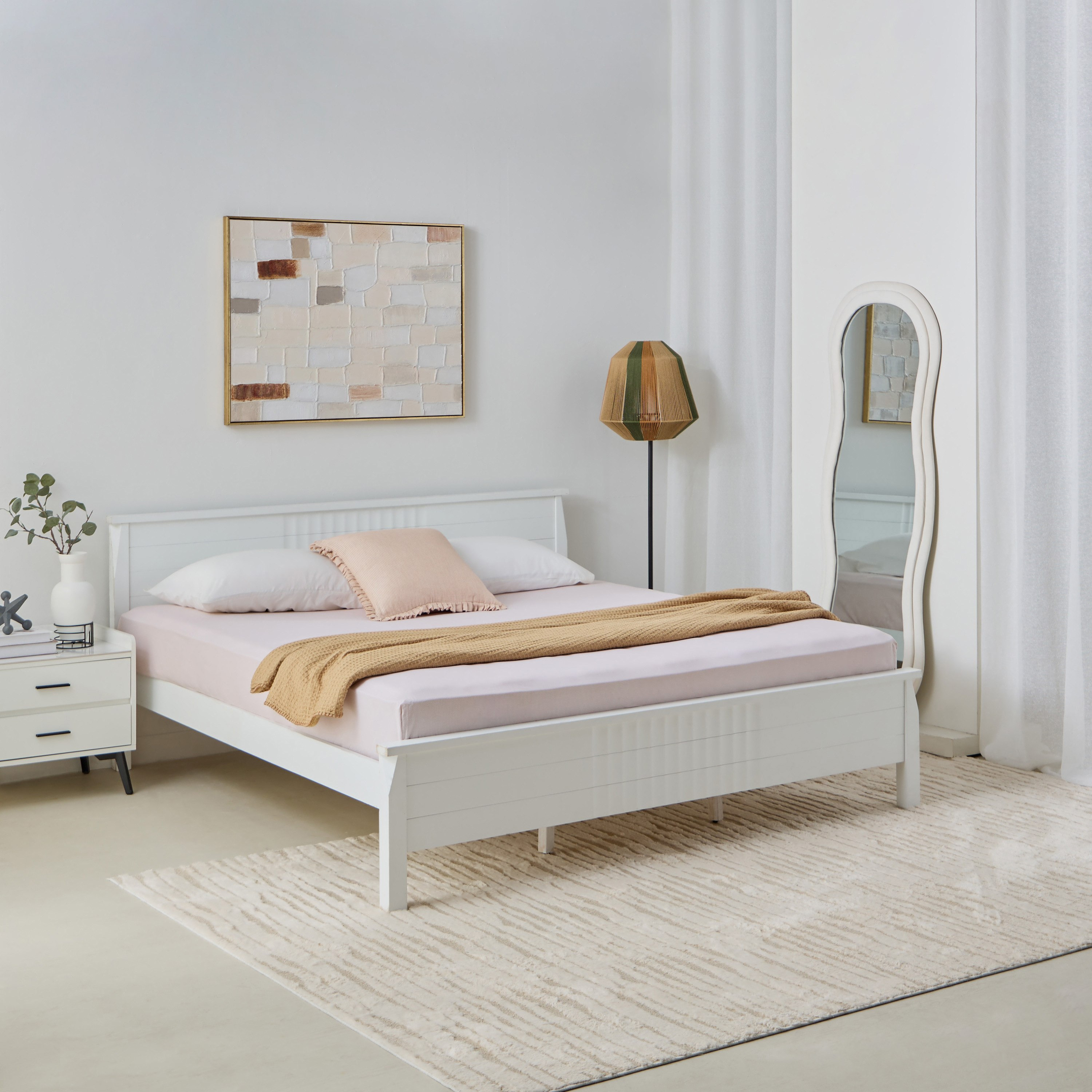 شرشف مطّاطي كوين قطن بطبعات من ماديسون فلورسي - 150x200+25 سم-hbxhomeware-hbxbedroom-image-8