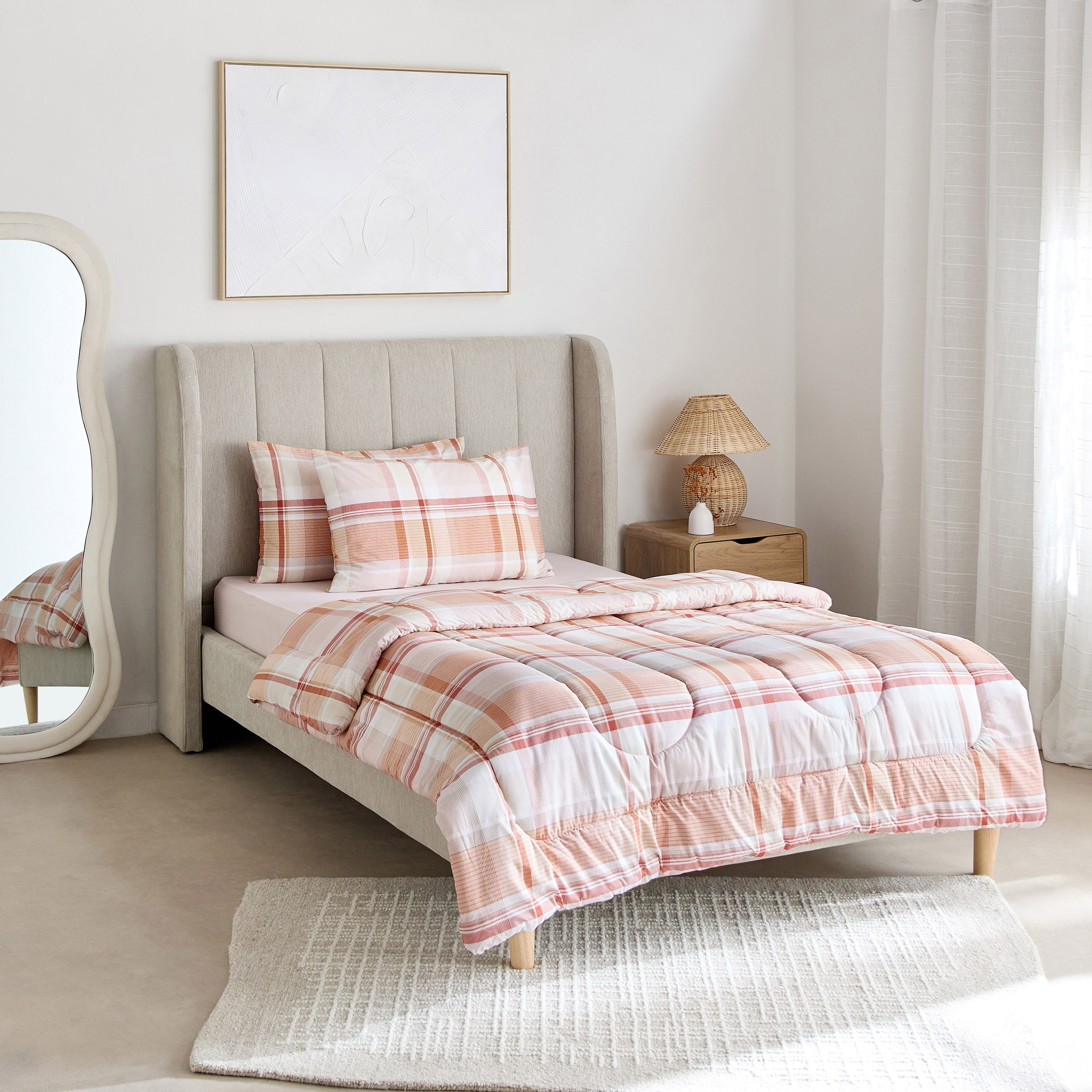 Madison Hazel 3-Piece Cotton Printed Twin Comforter Set - 160x220 cm-hbxhomeware-hbxbedroom-image-2