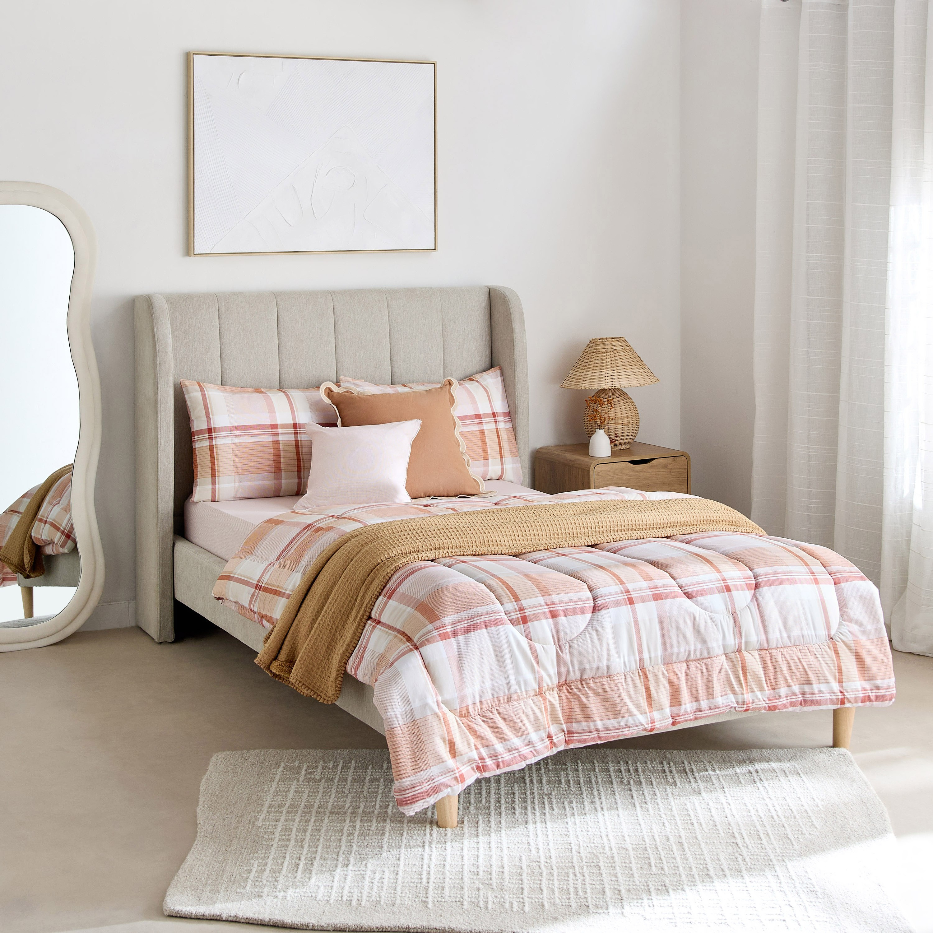 Madison Hazel 3-Piece Cotton Printed Twin Comforter Set - 160x220 cm-hbxhomeware-hbxbedroom-image-8