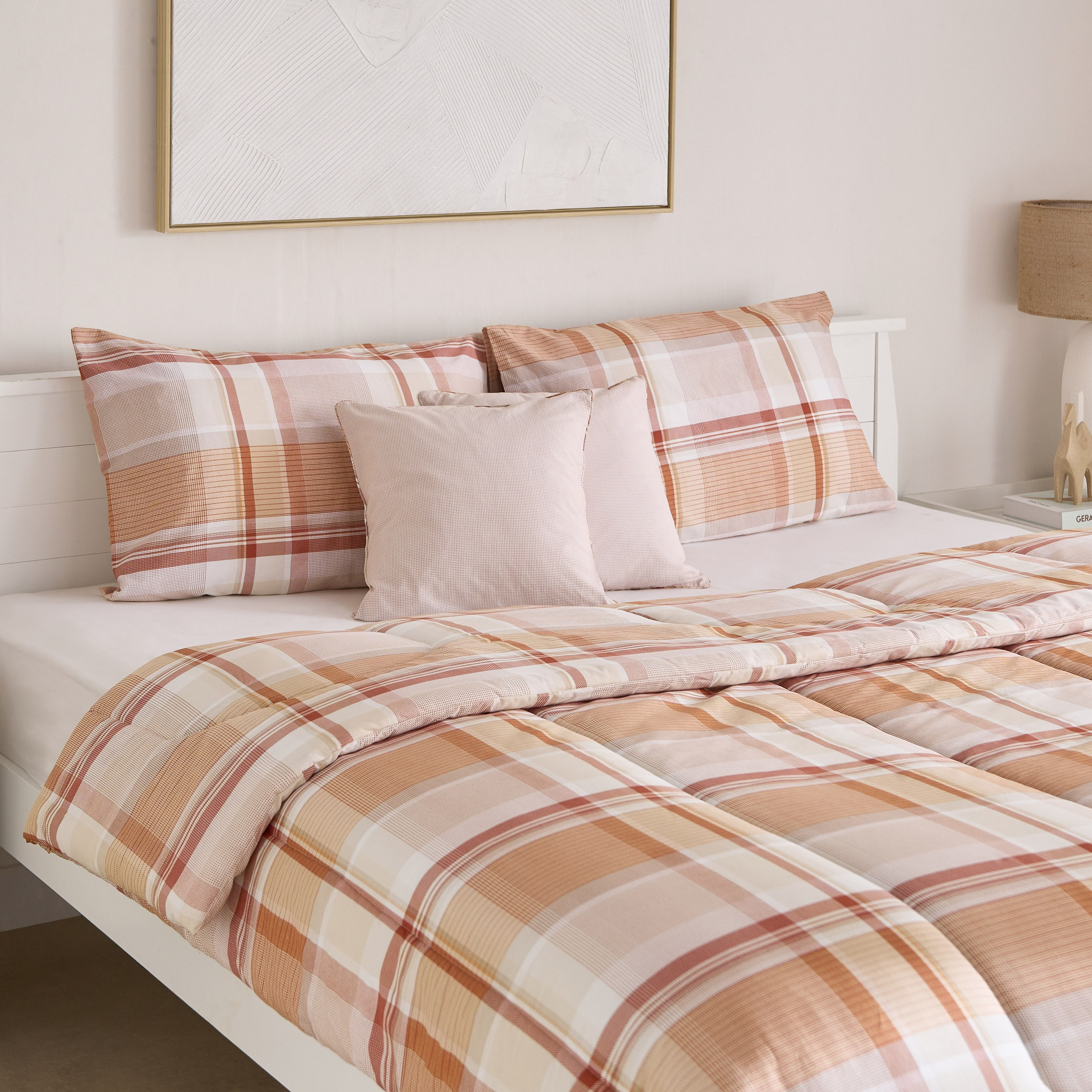 طقم لحاف كينج قطن بطبعات 5 قطع هازل من ماديسون- 220x240 سم-hbxhomeware-hbxbedroom-image-1