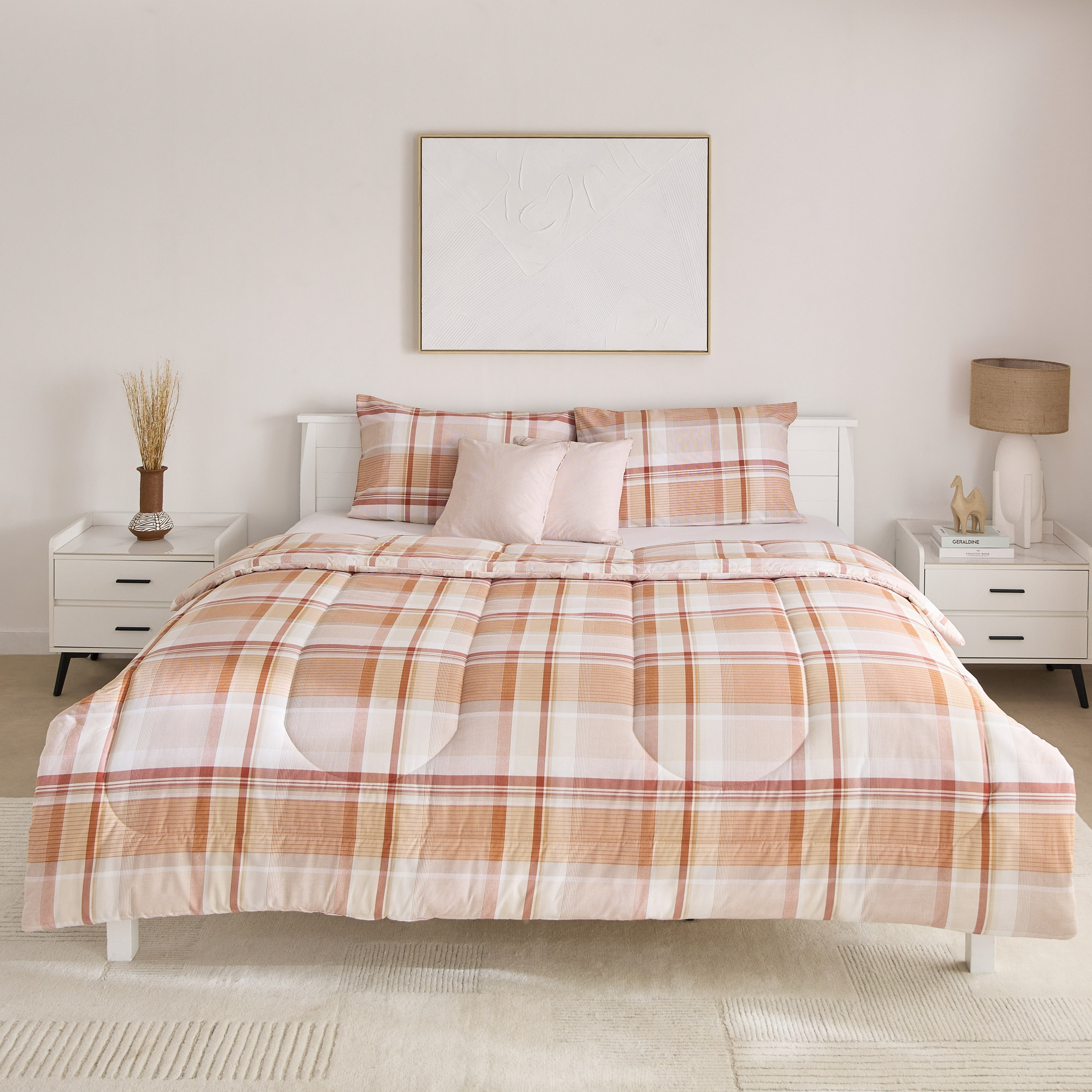 طقم لحاف كينج قطن بطبعات 5 قطع هازل من ماديسون- 220x240 سم-hbxhomeware-hbxbedroom-image-3