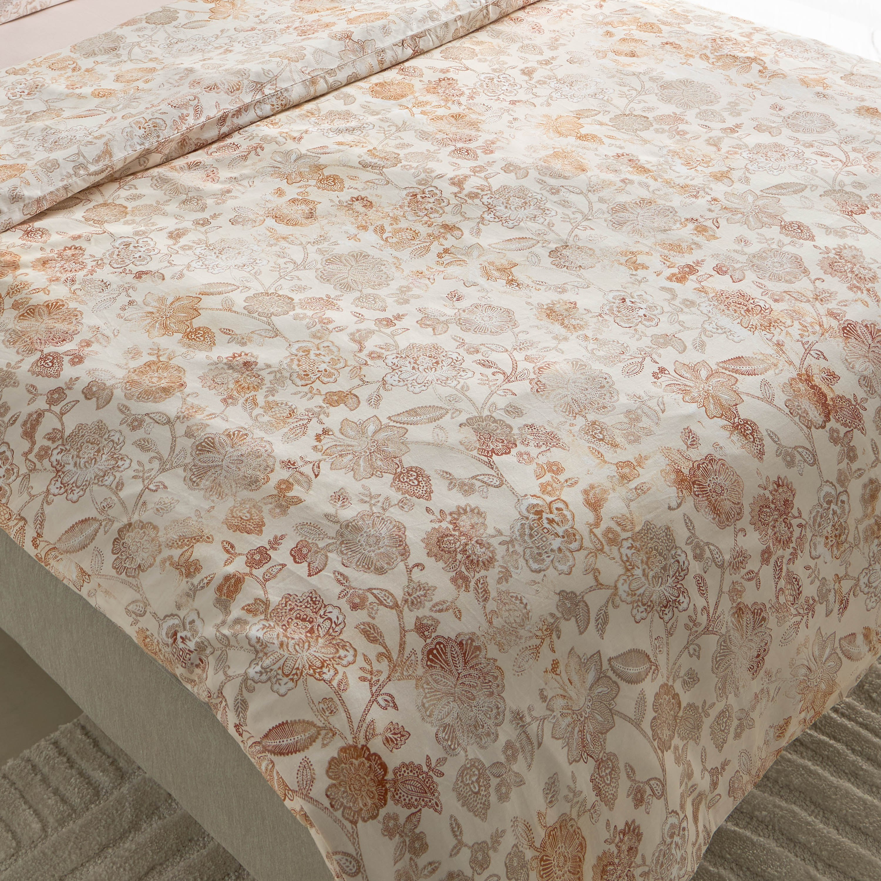 Madison Florsy 3-Piece Printed Cotton Twin Duvet Quilt Cover Set - 150x220 cm-hbxhomeware-hbxbedroom-image-4