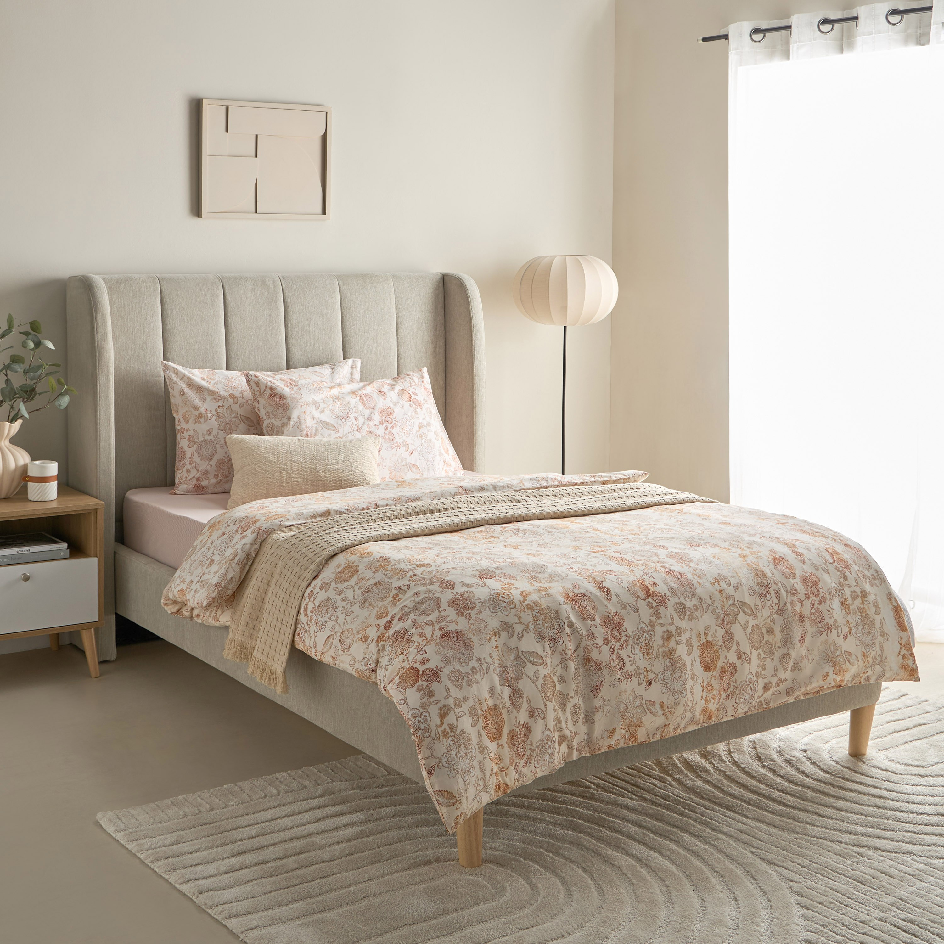 Madison Florsy 3-Piece Printed Cotton Twin Duvet Quilt Cover Set - 150x220 cm-hbxhomeware-hbxbedroom-image-8
