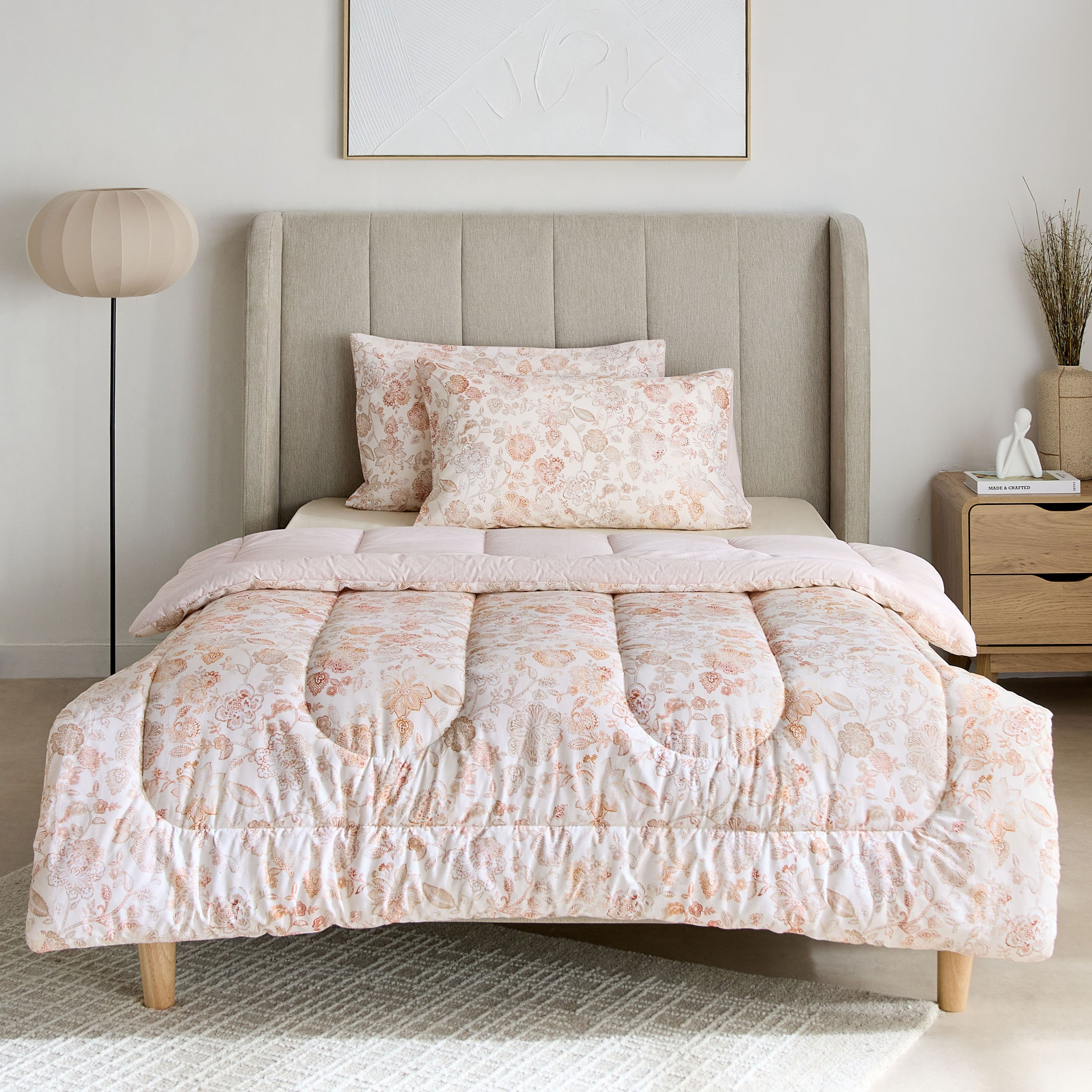 طقم لحاف توين قطن بطبعات 3 قطع فلورسي من ماديسون - 160x220 سم-hbxhomeware-hbxbedroom-image-3