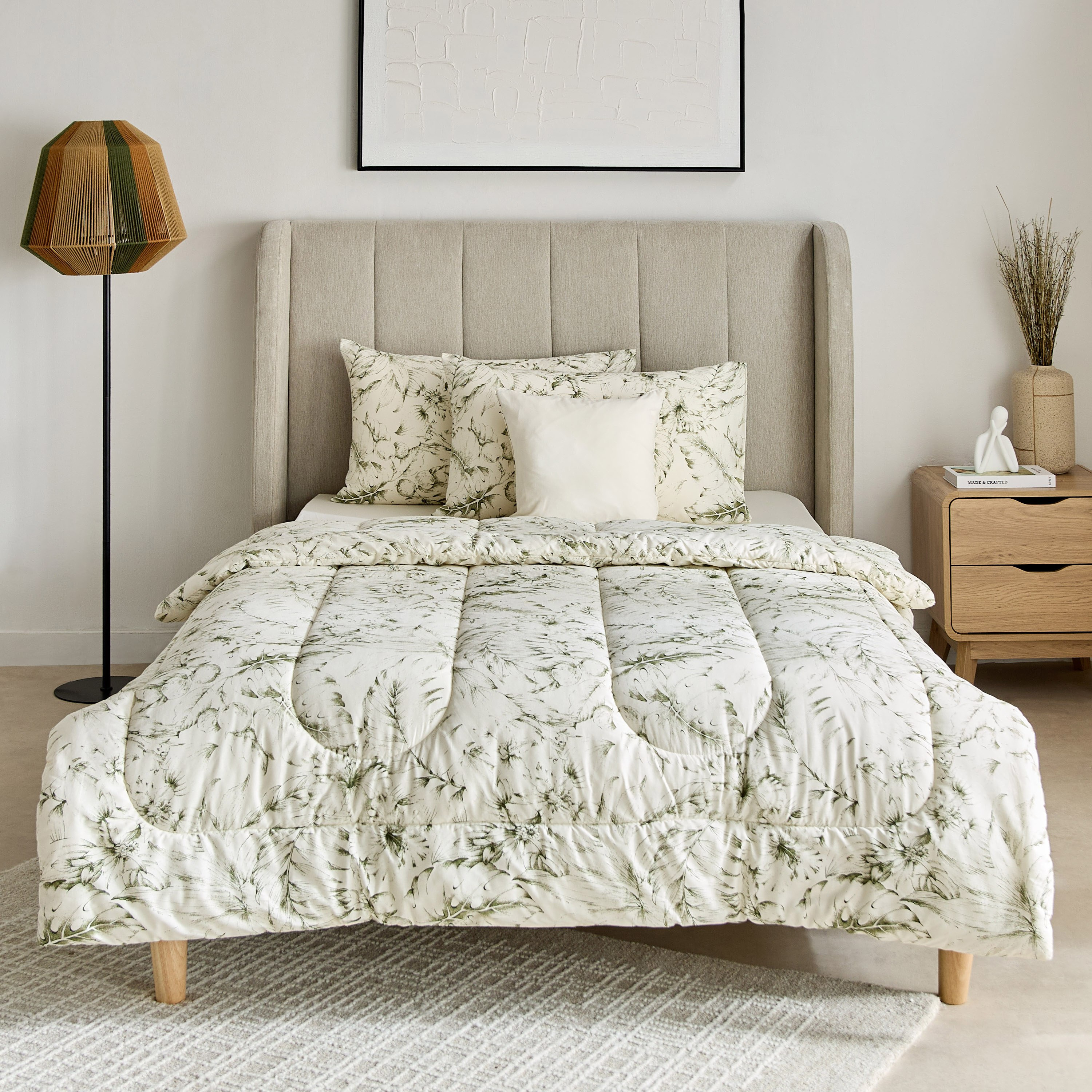 Valencia Cairns 5-Piece BIAB Printed Cotton Twin Comforter Set - 160x220 cm-hbxhomeware-hbxbedroom-image-3
