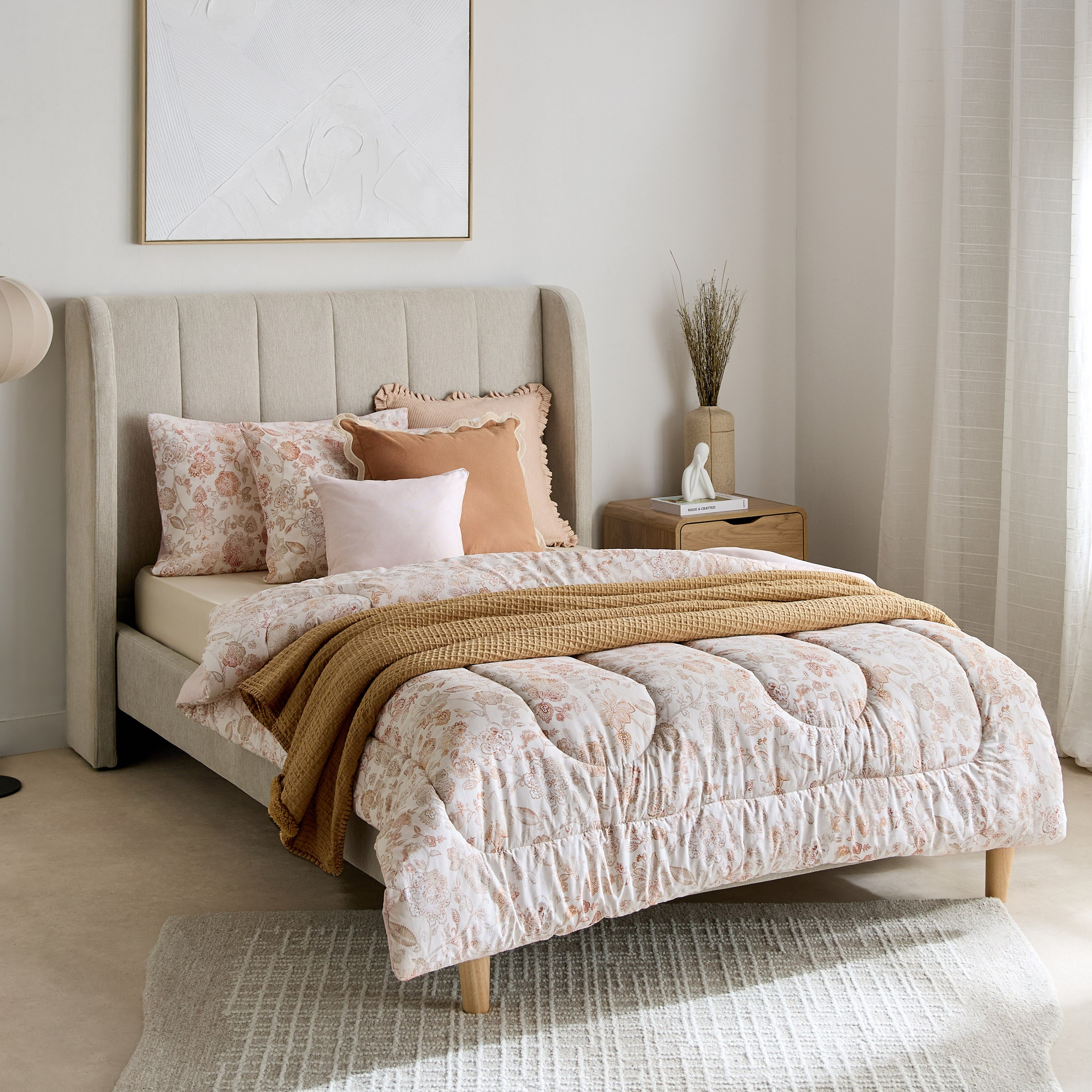 طقم لحاف سرير توين قطن 5 قطع بِطبعات من فالنسيا دوببو - 160x220 سم-hbxhomeware-hbxbedroom-image-12