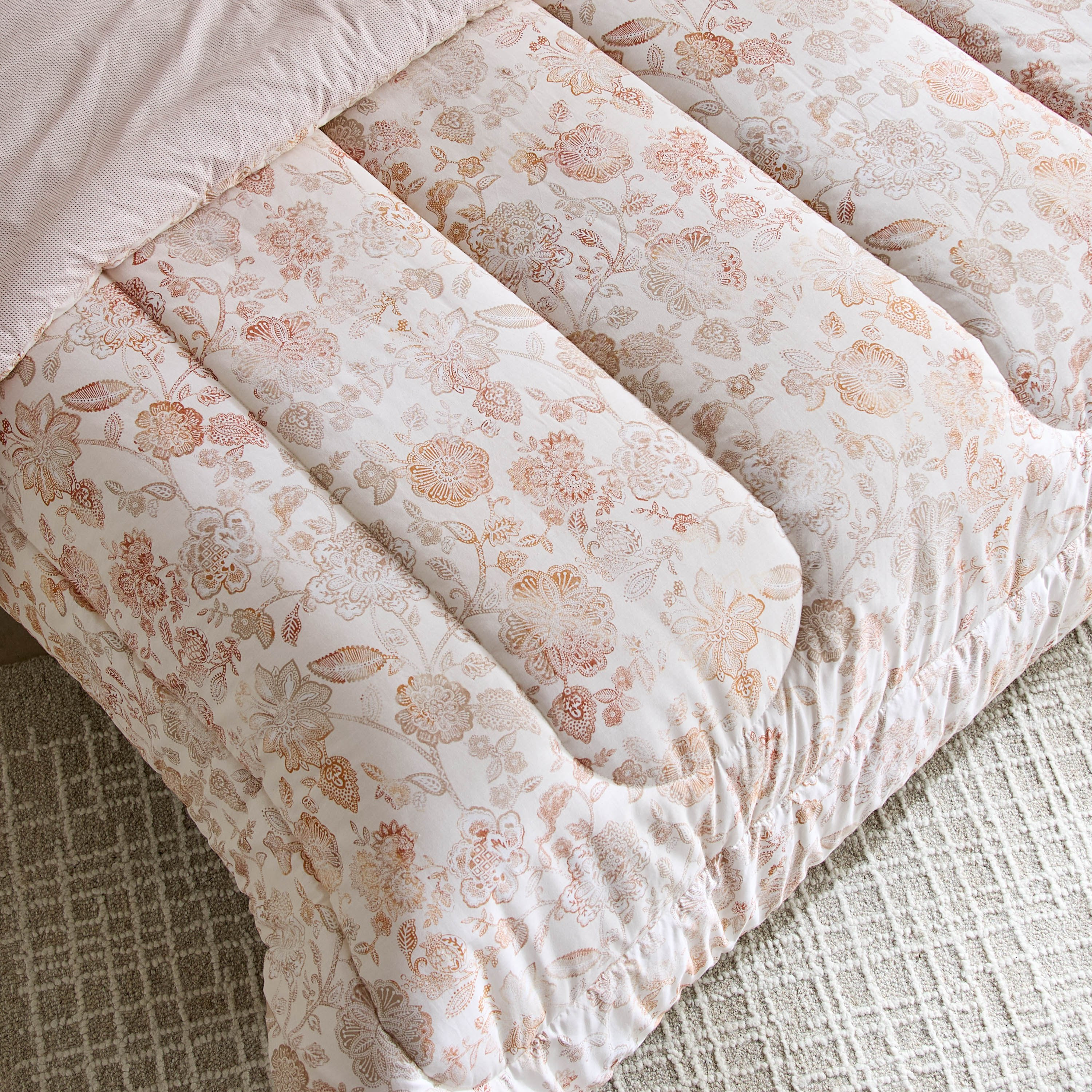 طقم لحاف سرير توين قطن 5 قطع بِطبعات من فالنسيا دوببو - 160x220 سم-hbxhomeware-hbxbedroom-image-5
