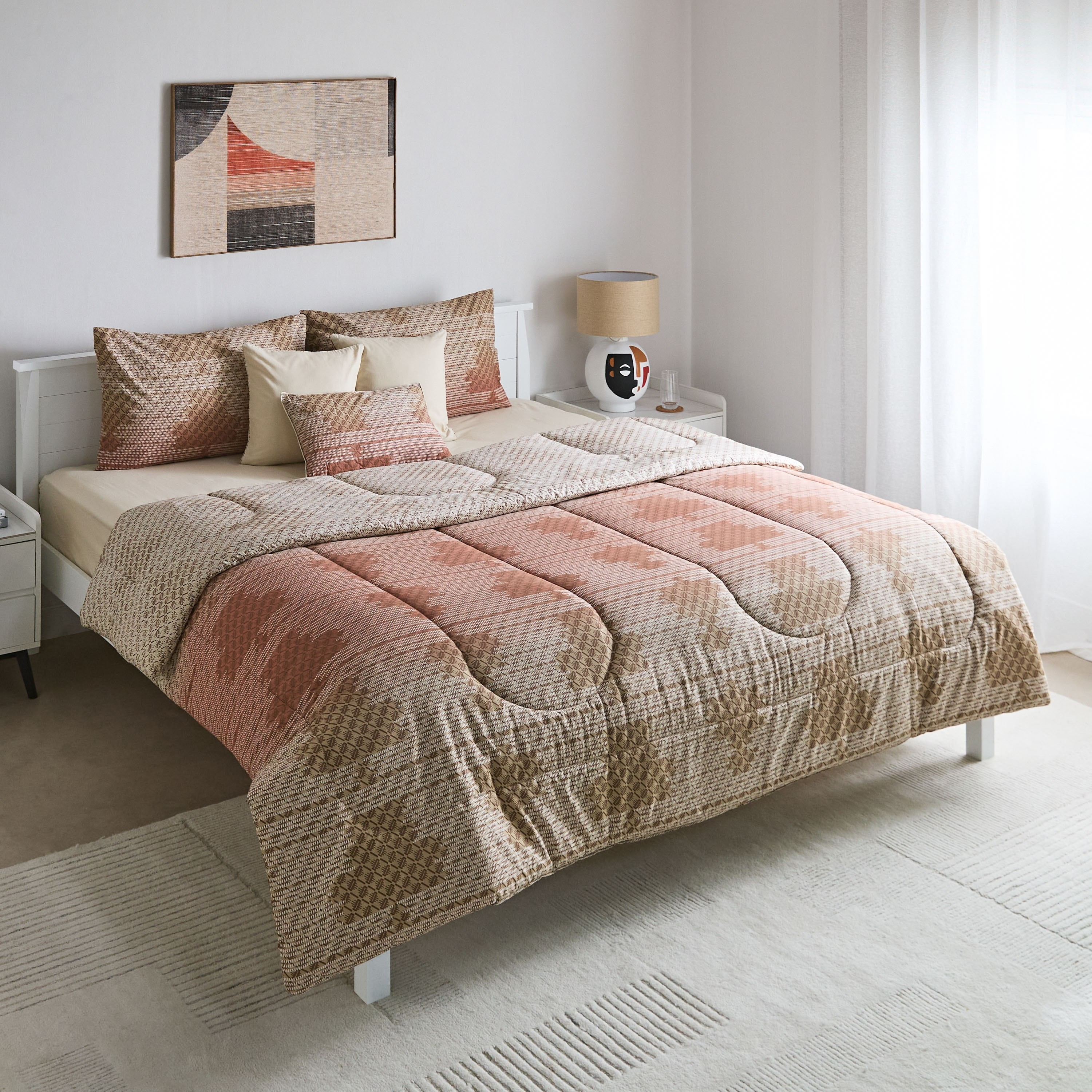 طقم لحاف كينج قطن بطبعات 7 قطع من فالنسيا دوببو - 220x240 سم-hbxhomeware-hbxbedroom-image-2