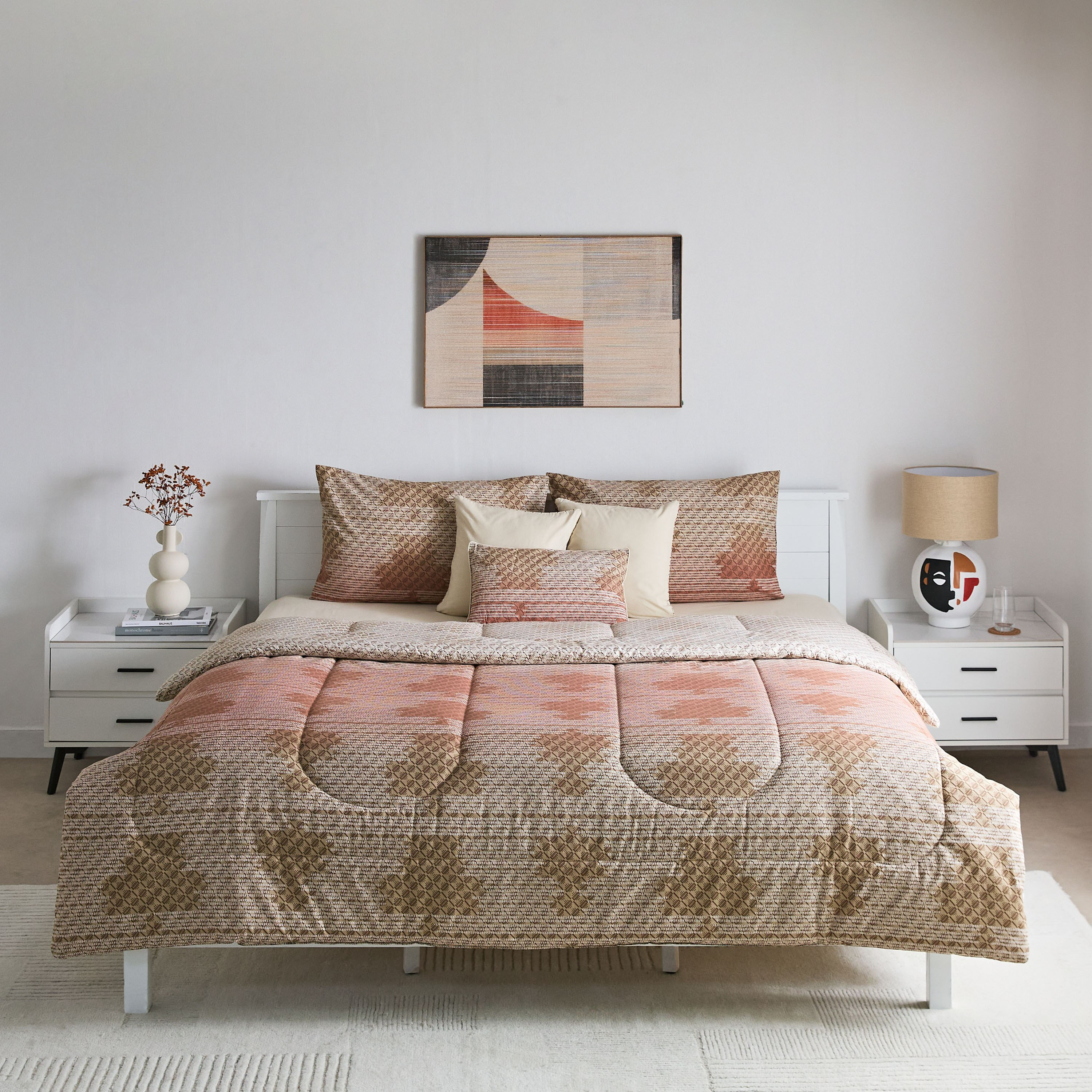 طقم لحاف كينج قطن بطبعات 7 قطع من فالنسيا دوببو - 220x240 سم-hbxhomeware-hbxbedroom-image-3
