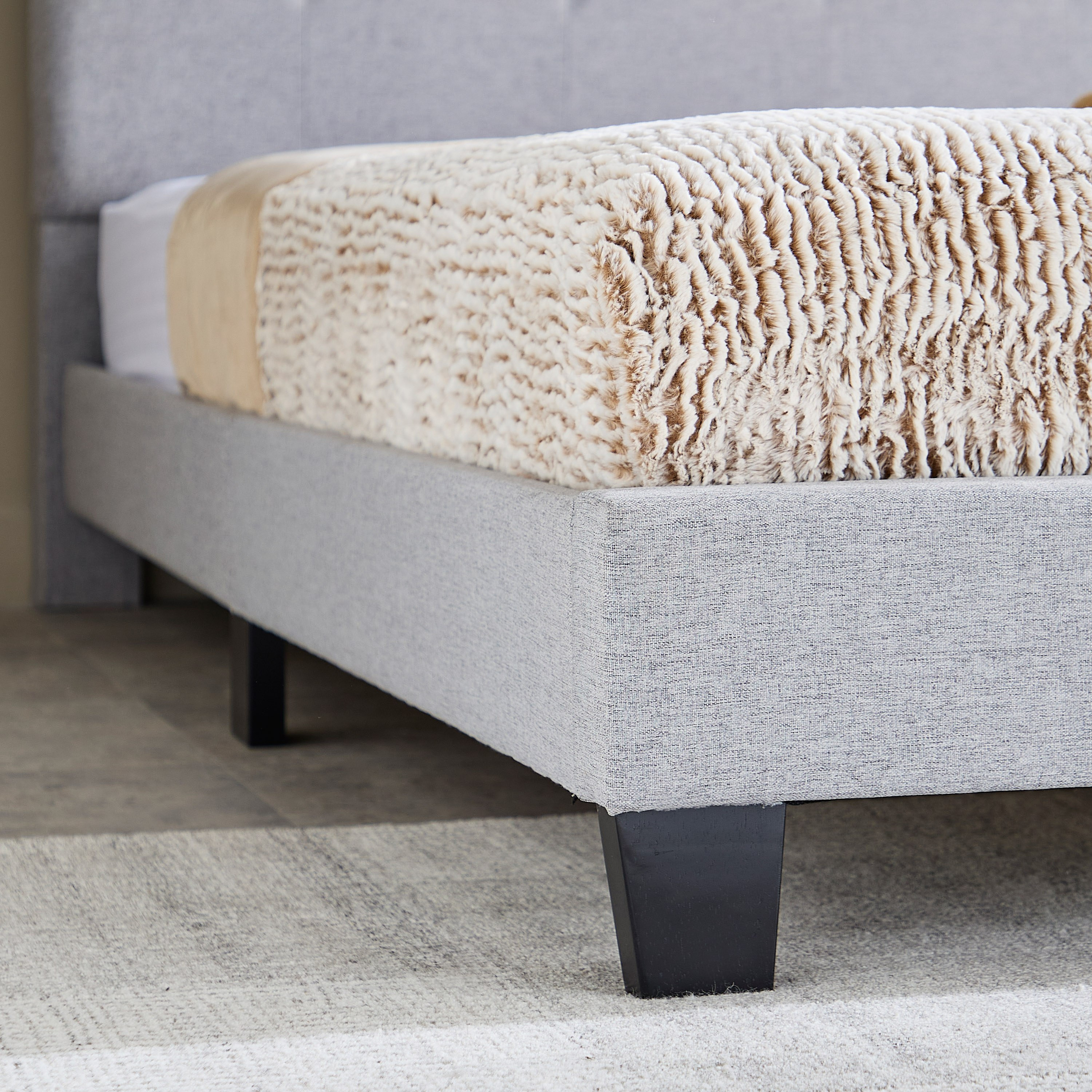 Movo Kulltorp Smart Upholstered Queen Bed - 160x200 cm-hbxbedroom-bedsandbedsets-beds-queen-image-7