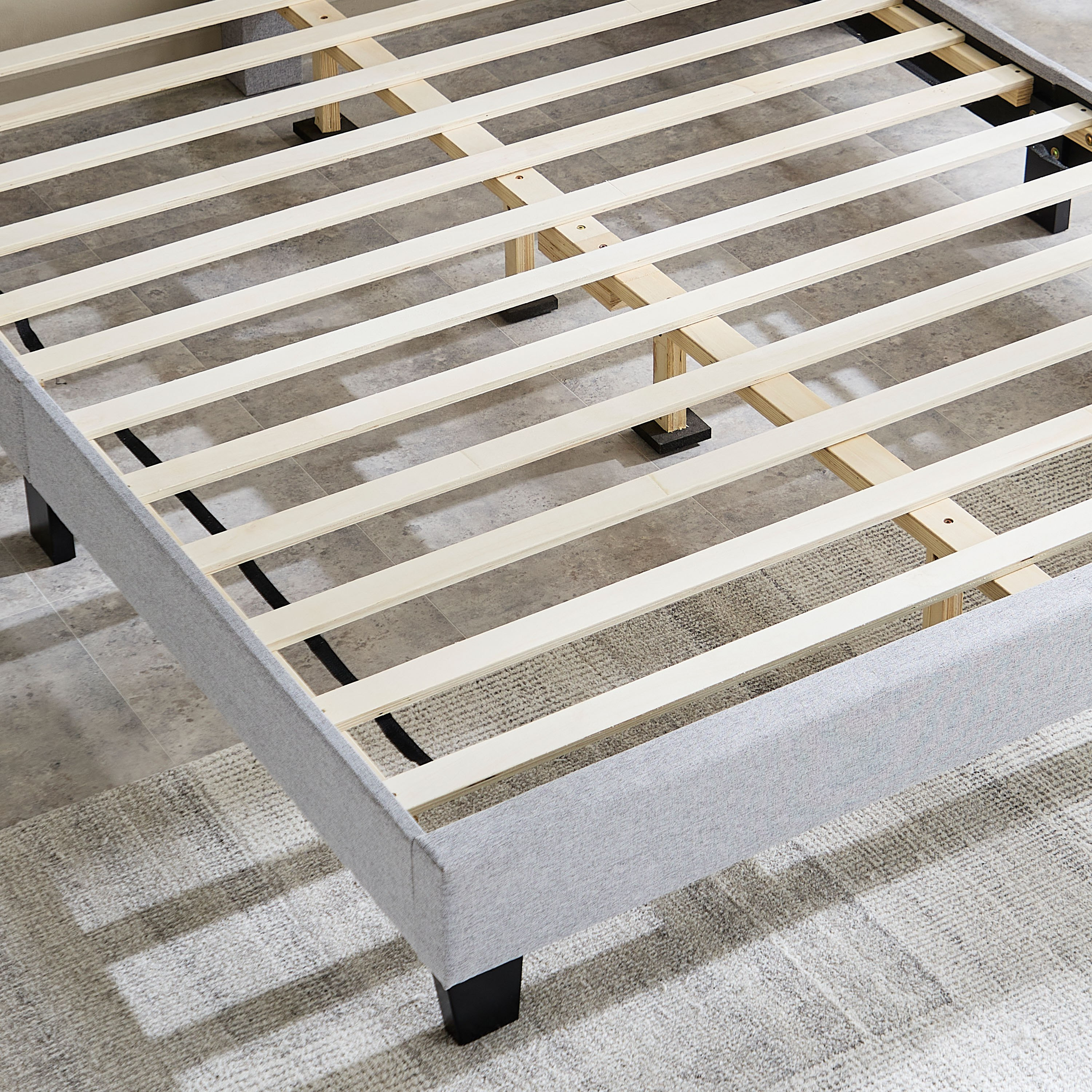 Movo Kulltorp Smart Upholstered Queen Bed - 160x200 cm-hbxbedroom-bedsandbedsets-beds-queen-image-8