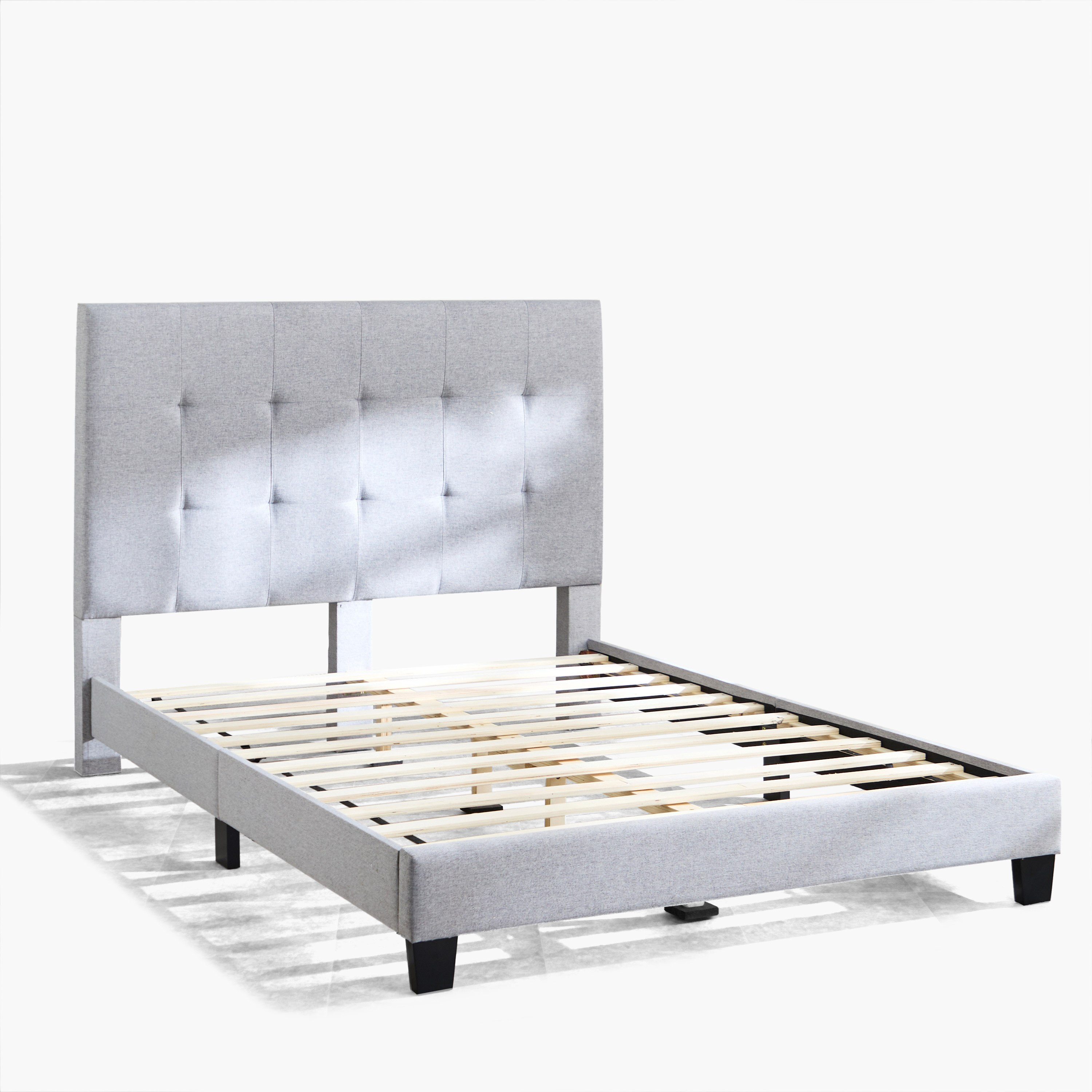 Movo Kulltorp Smart Upholstered Queen Bed - 140x200 cm-hbxbedroom-bedsandbedsets-beds-queen-image-10
