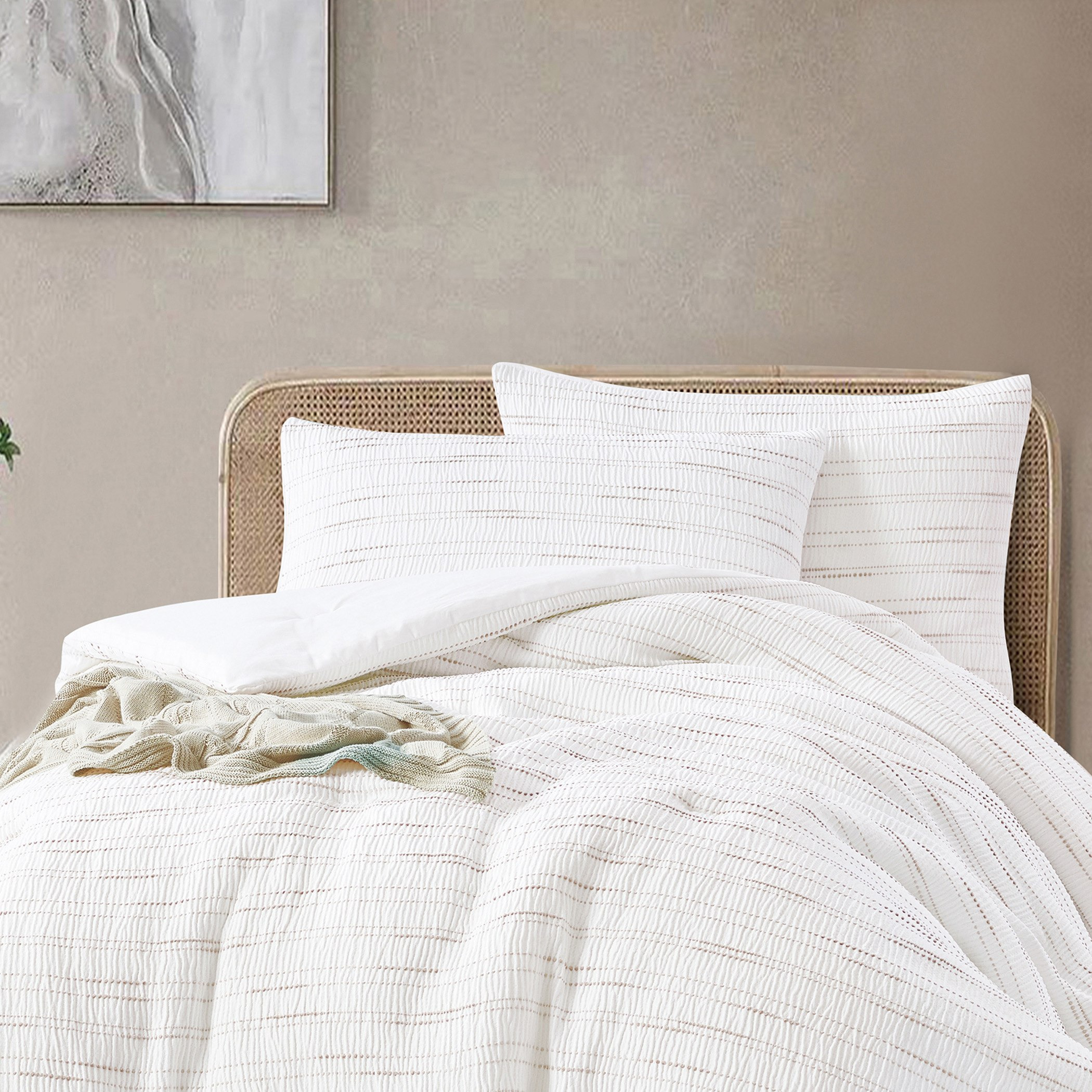طقم لحاف توين مقلّم 3 قطع من رينكل جاك - 160x220 سم-hbxhomeware-hbxbedroom-image-1