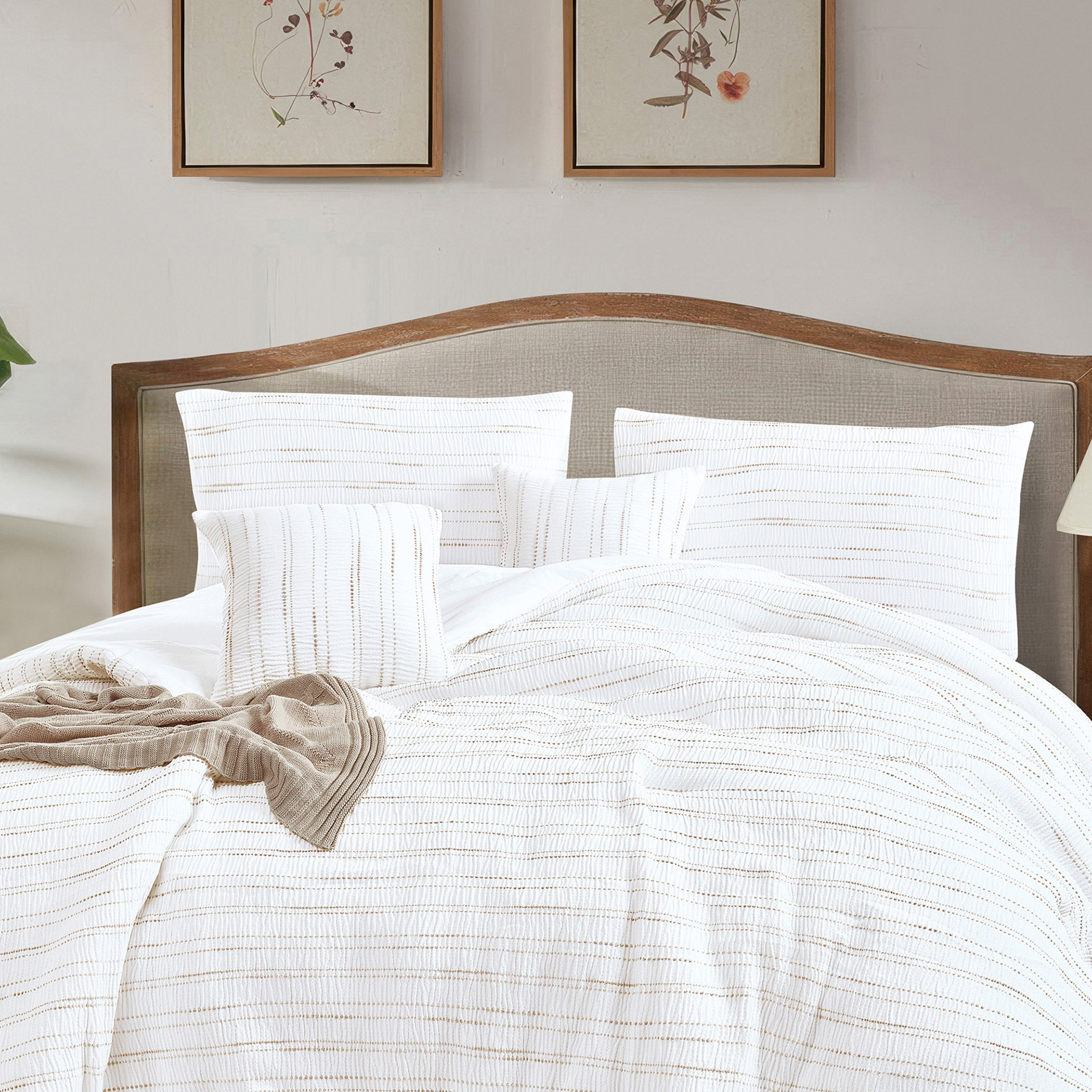 طقم لحاف كينج مقلّم 5 قطع من رينكل جاك- 220x240 سم-hbxhomeware-hbxbedroom-image-1