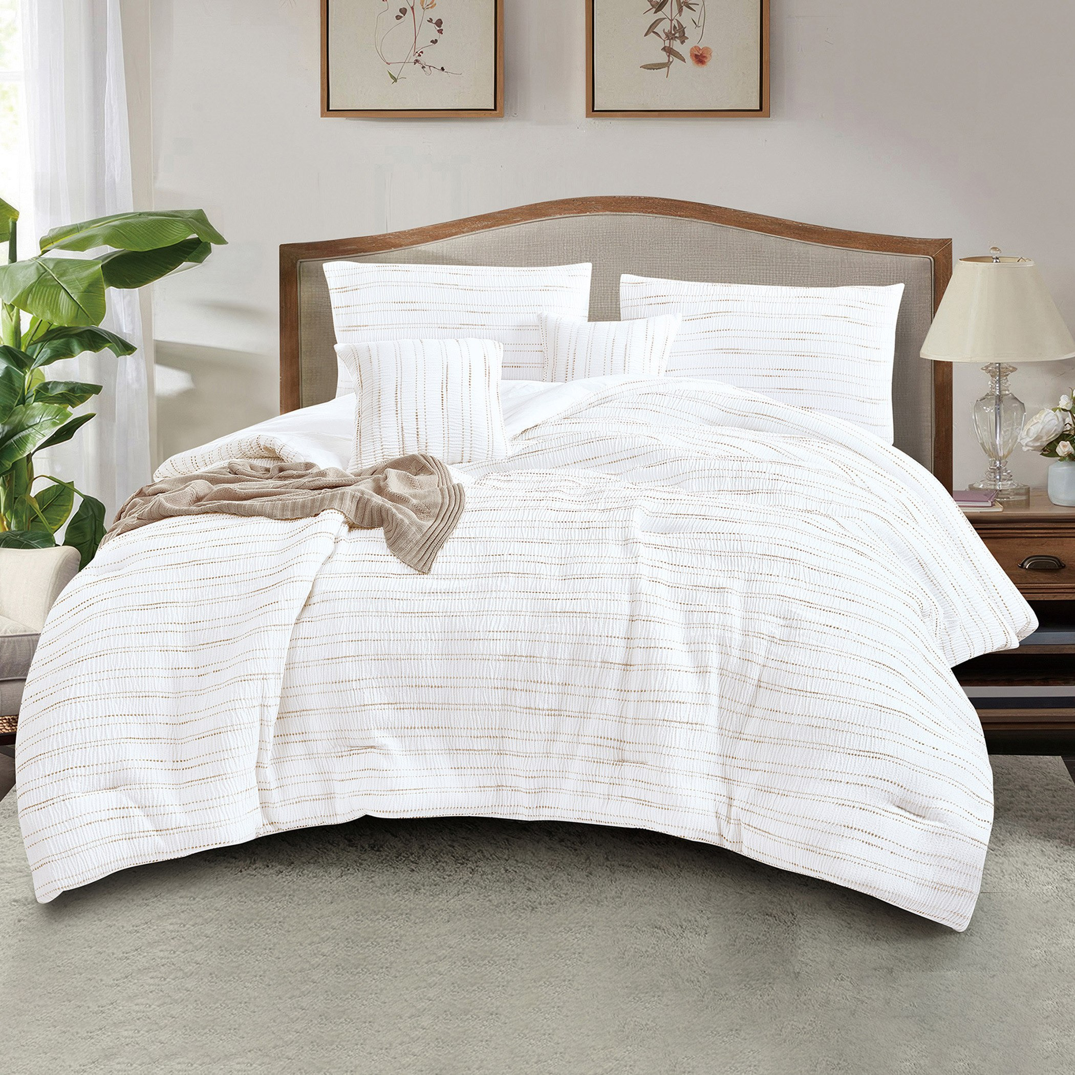 طقم لحاف كينج مقلّم 5 قطع من رينكل جاك- 220x240 سم-hbxhomeware-hbxbedroom-image-2