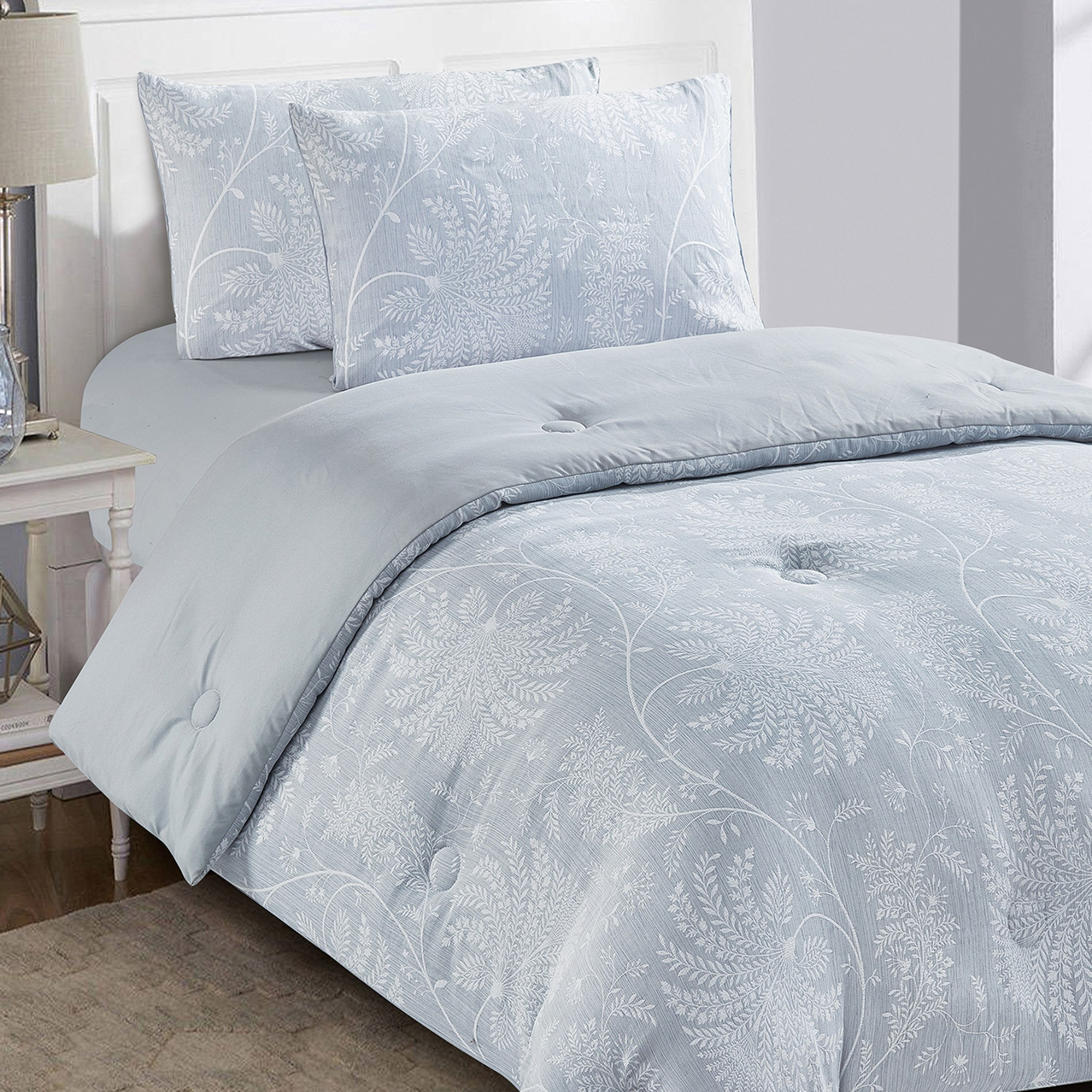 طقم لحاف توين جاكارد 3 قطع من فين - 160x220 سم-hbxhomeware-hbxbedroom-image-1