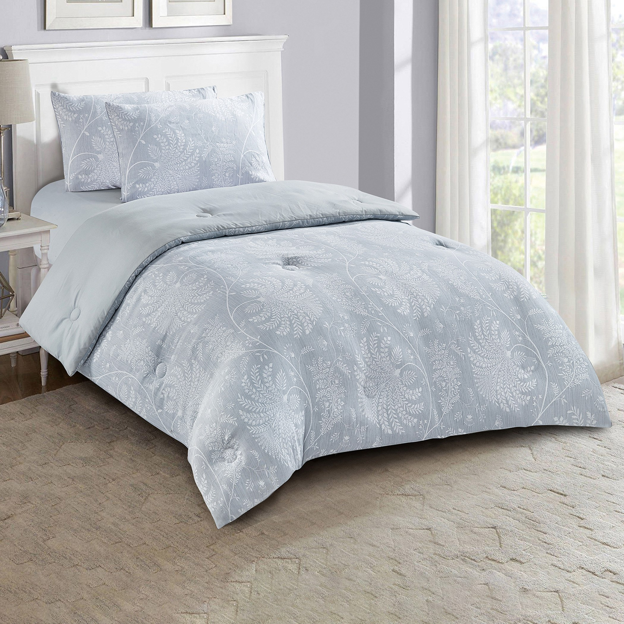 طقم لحاف توين جاكارد 3 قطع من فين - 160x220 سم-hbxhomeware-hbxbedroom-image-2