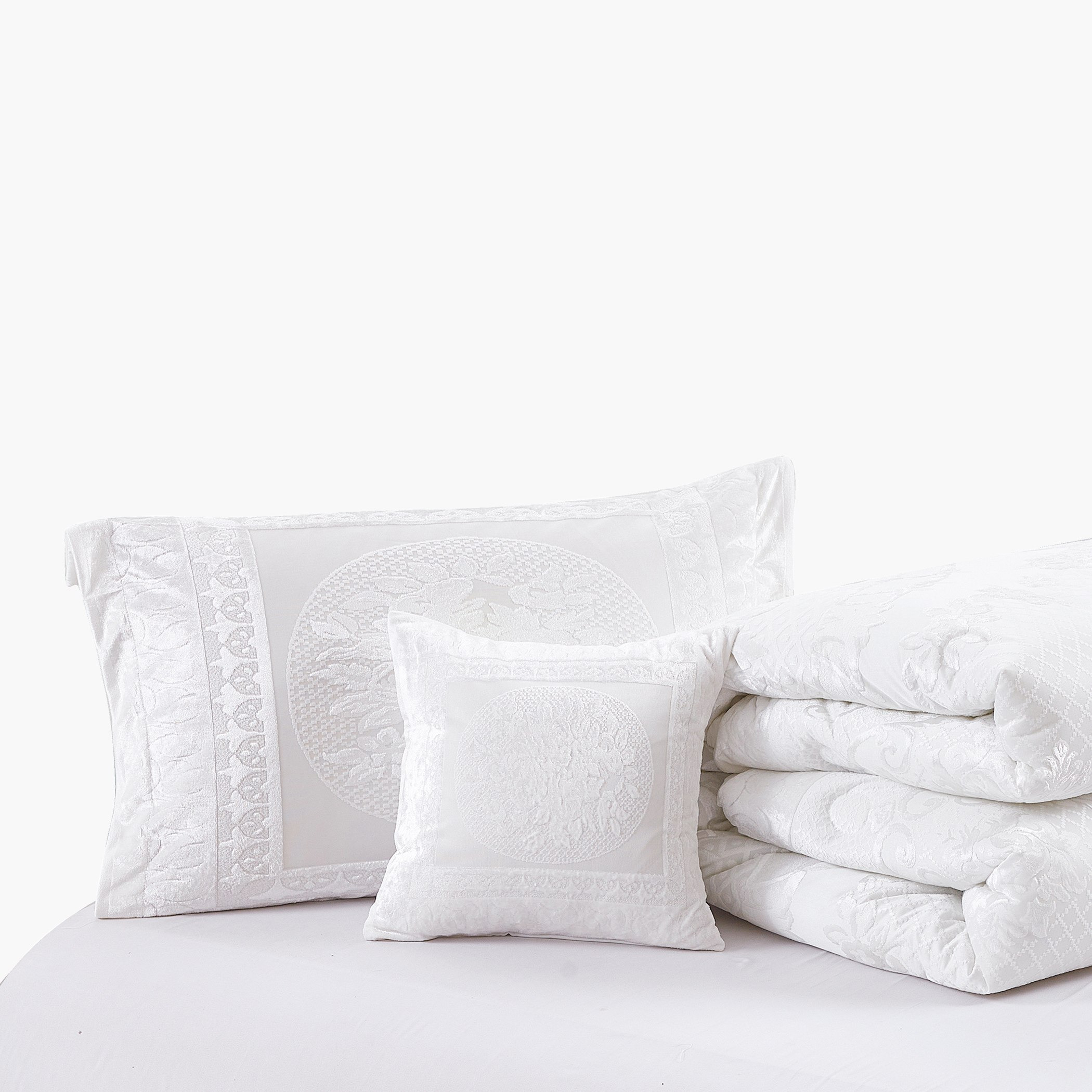 Erie 9-Piece Chenille Jacquard BIAB Super King Comforter Set - 240x240 cm-hbxhomeware-hbxbedroom-image-5