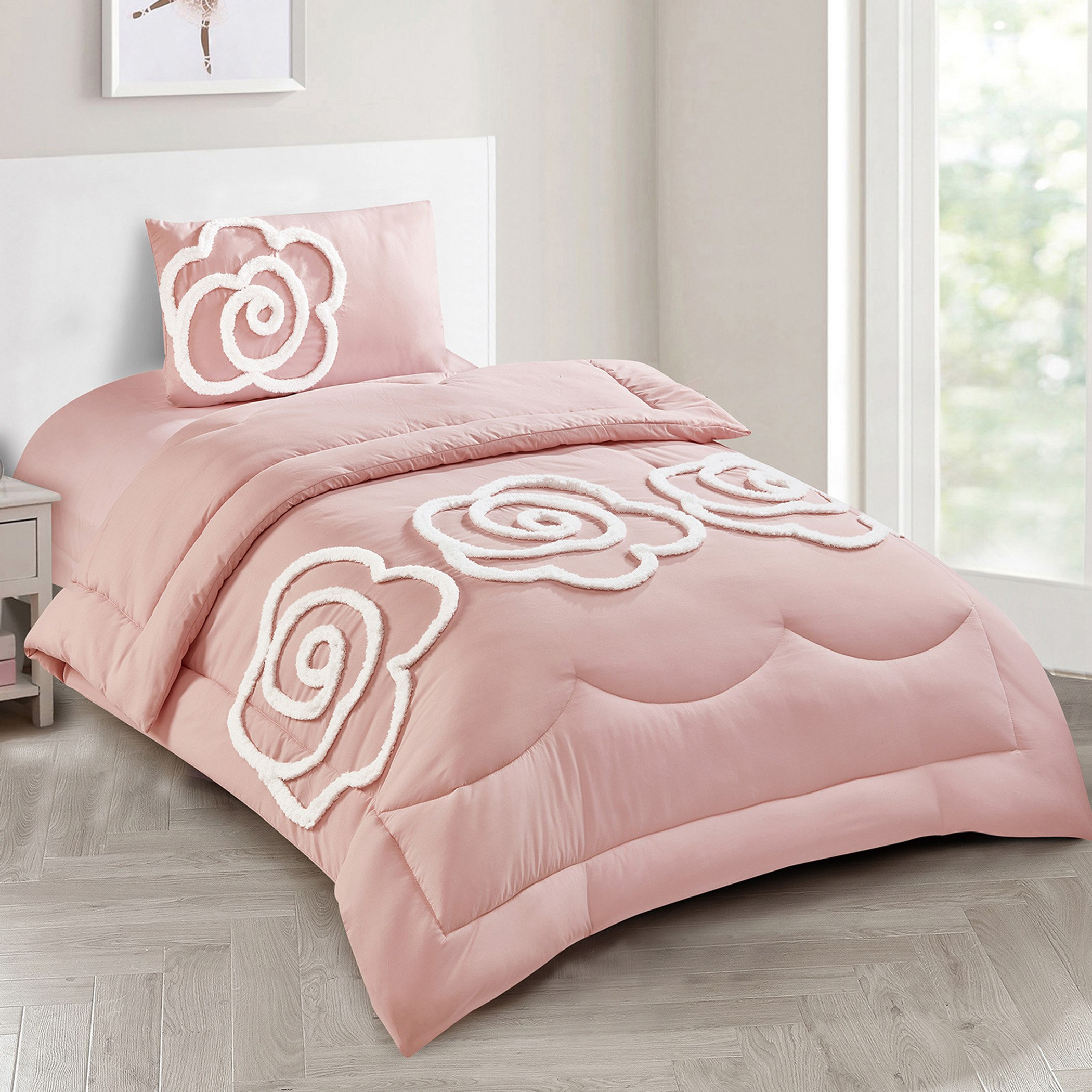 طقم لحاف فردي معنقّد قطعتين من بيتال جوي - 135x220 سم-hbxhomeware-hbxbedroom-image-2